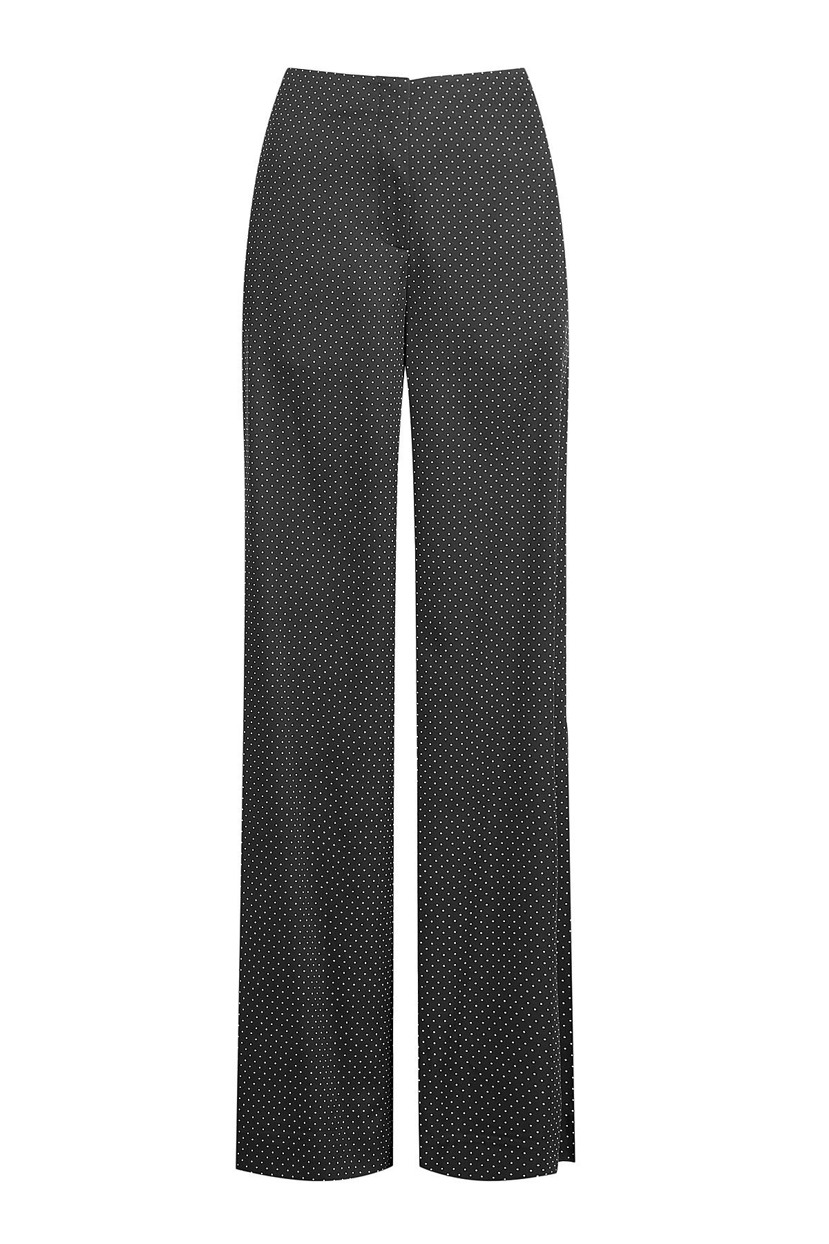 Diane von Furstenberg - Printed Wide-Leg Pants with Silk