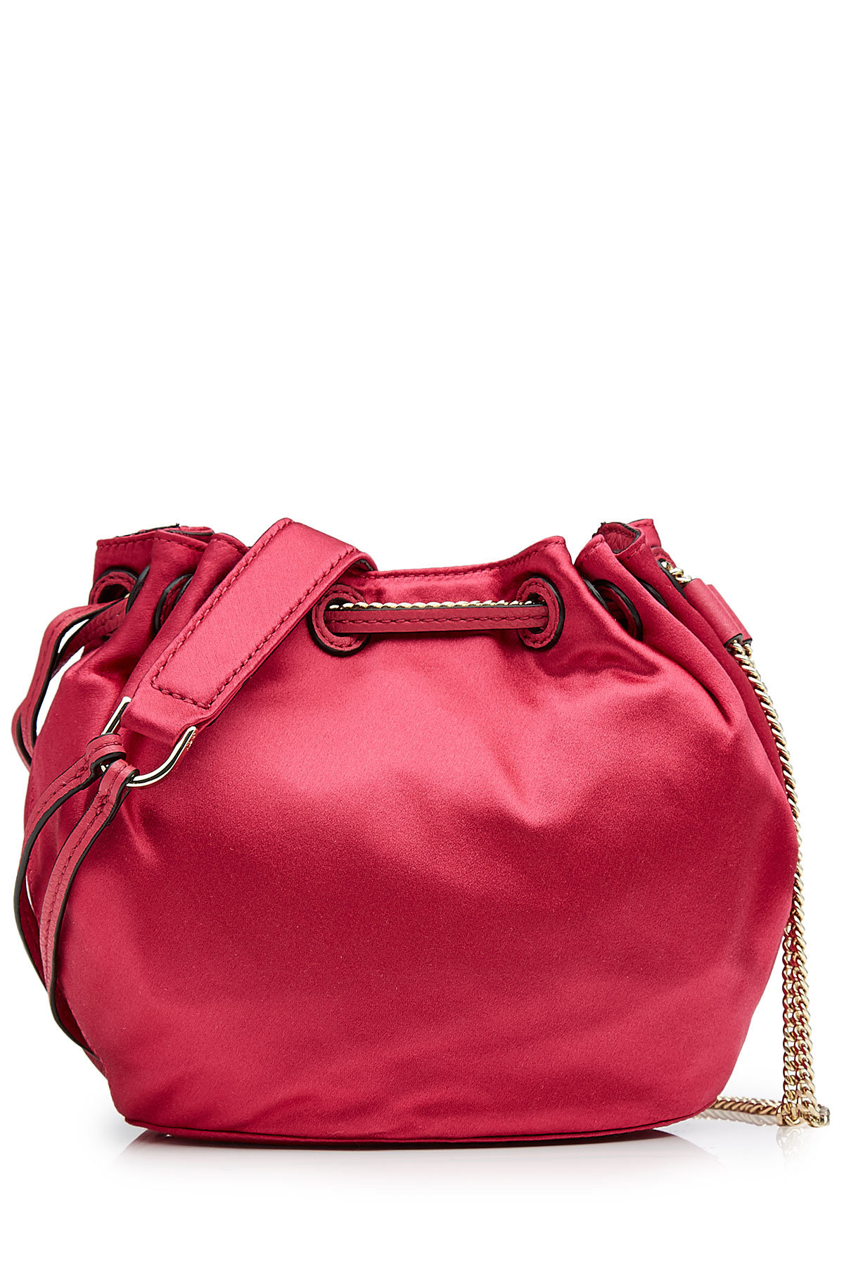 Satin Bucket Bag by Diane von Furstenberg