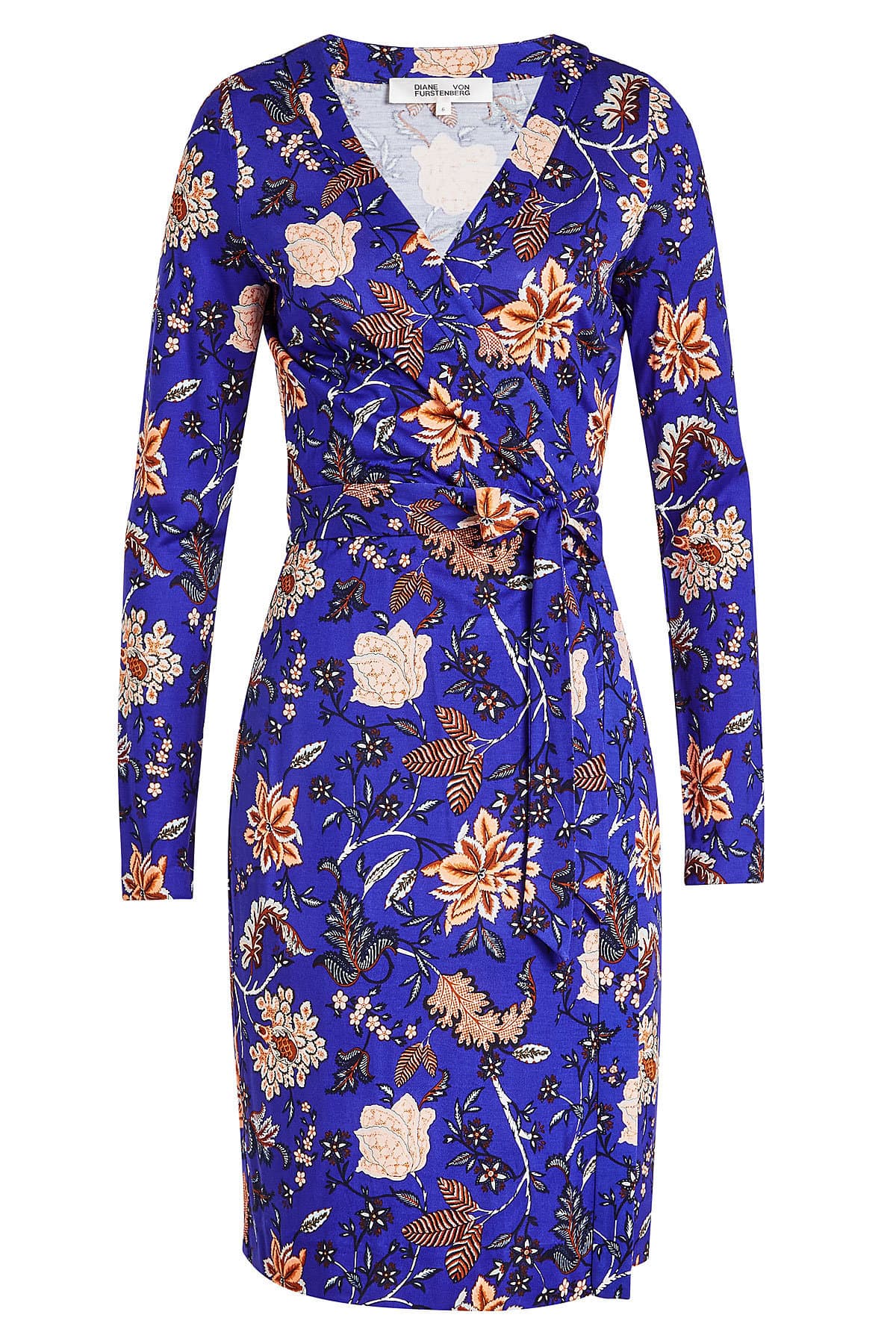 Diane von Furstenberg - Silk Floral Wrap Dress