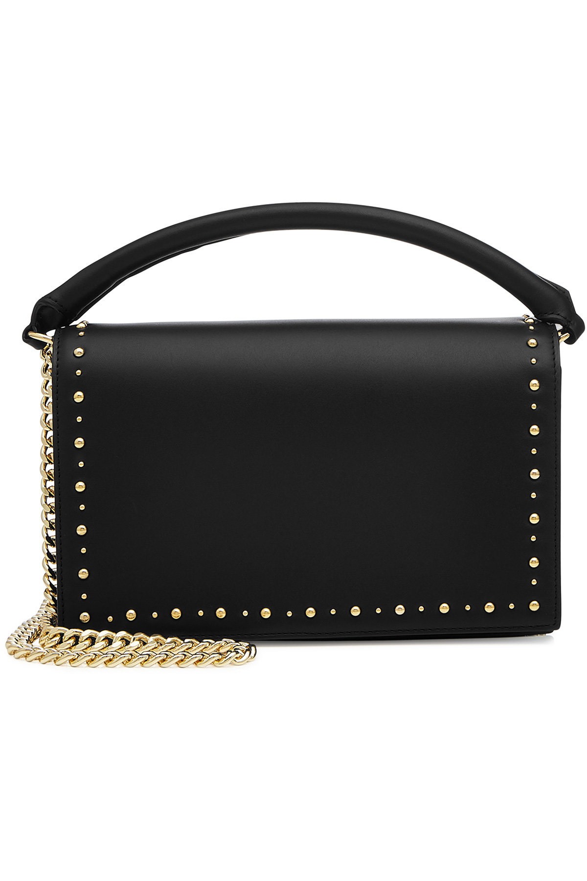 Diane von Furstenberg - Soirée Embellished Leather Top Handle Bag