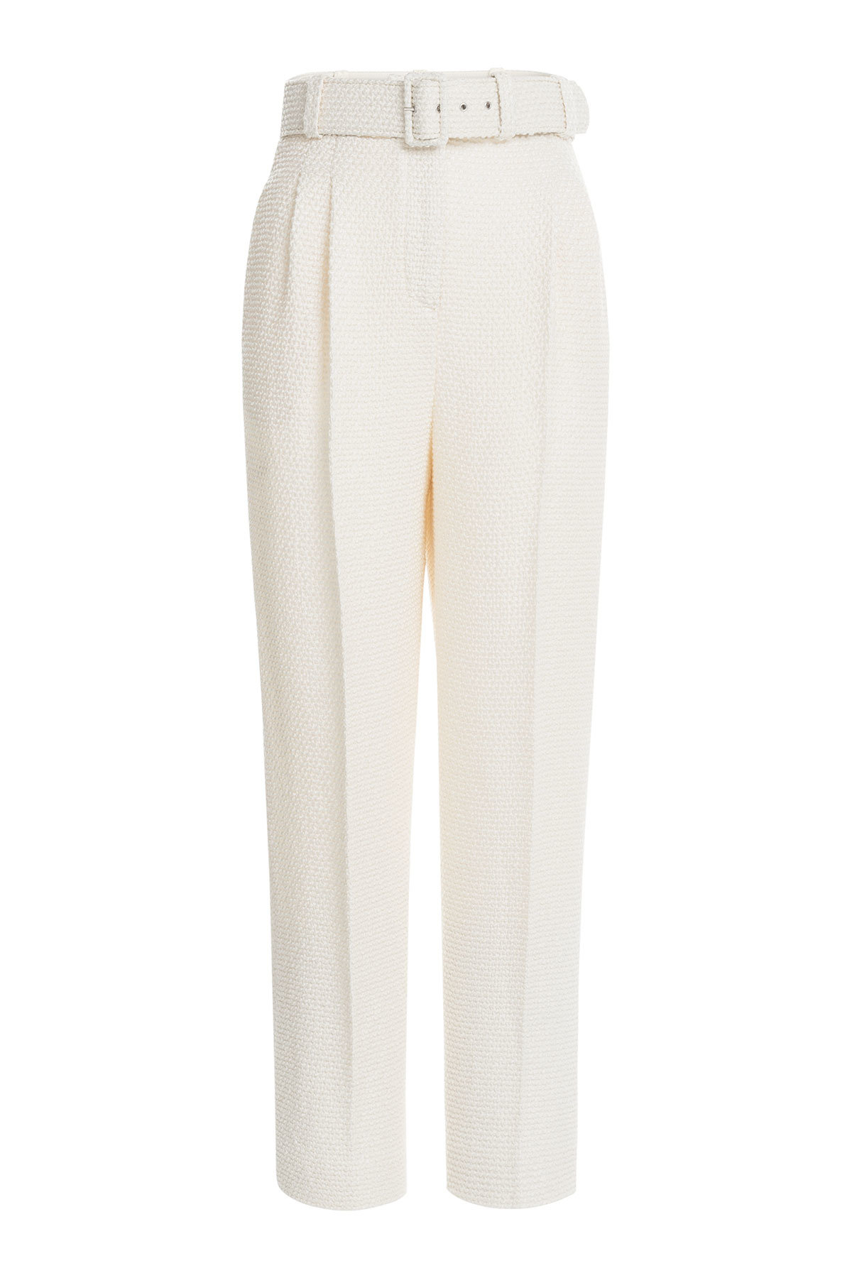 High-Waisted Cloqué Pants by Emilia Wickstead