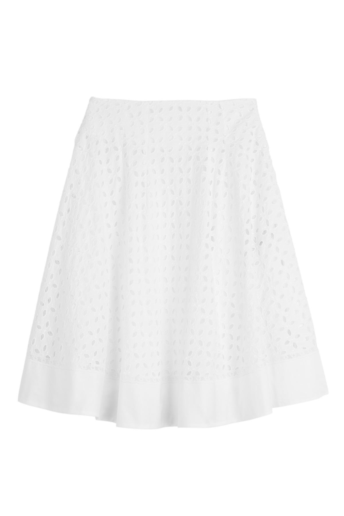 Ermanno Scervino - Cotton Skirt with Cut Out Detail