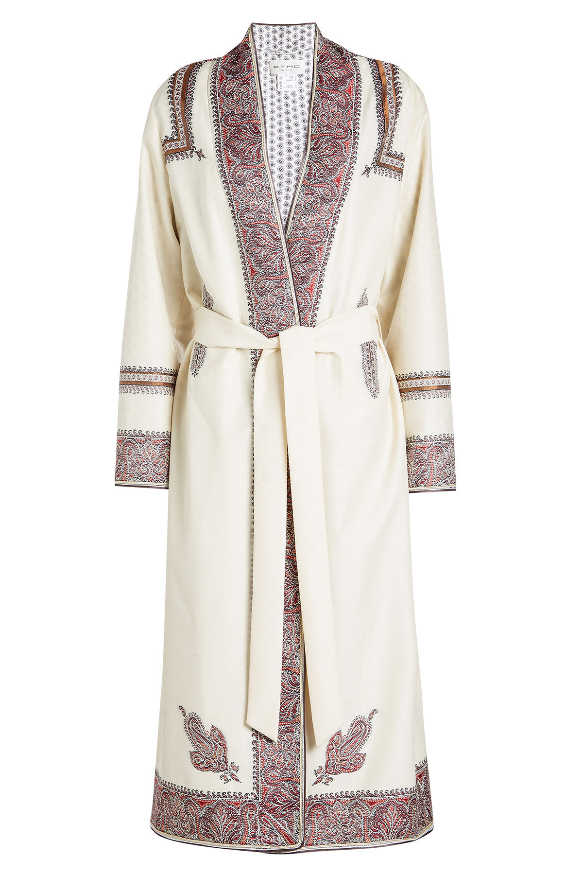 Etro - Embroidered Coat with Wool, Silk and Metallic Thread