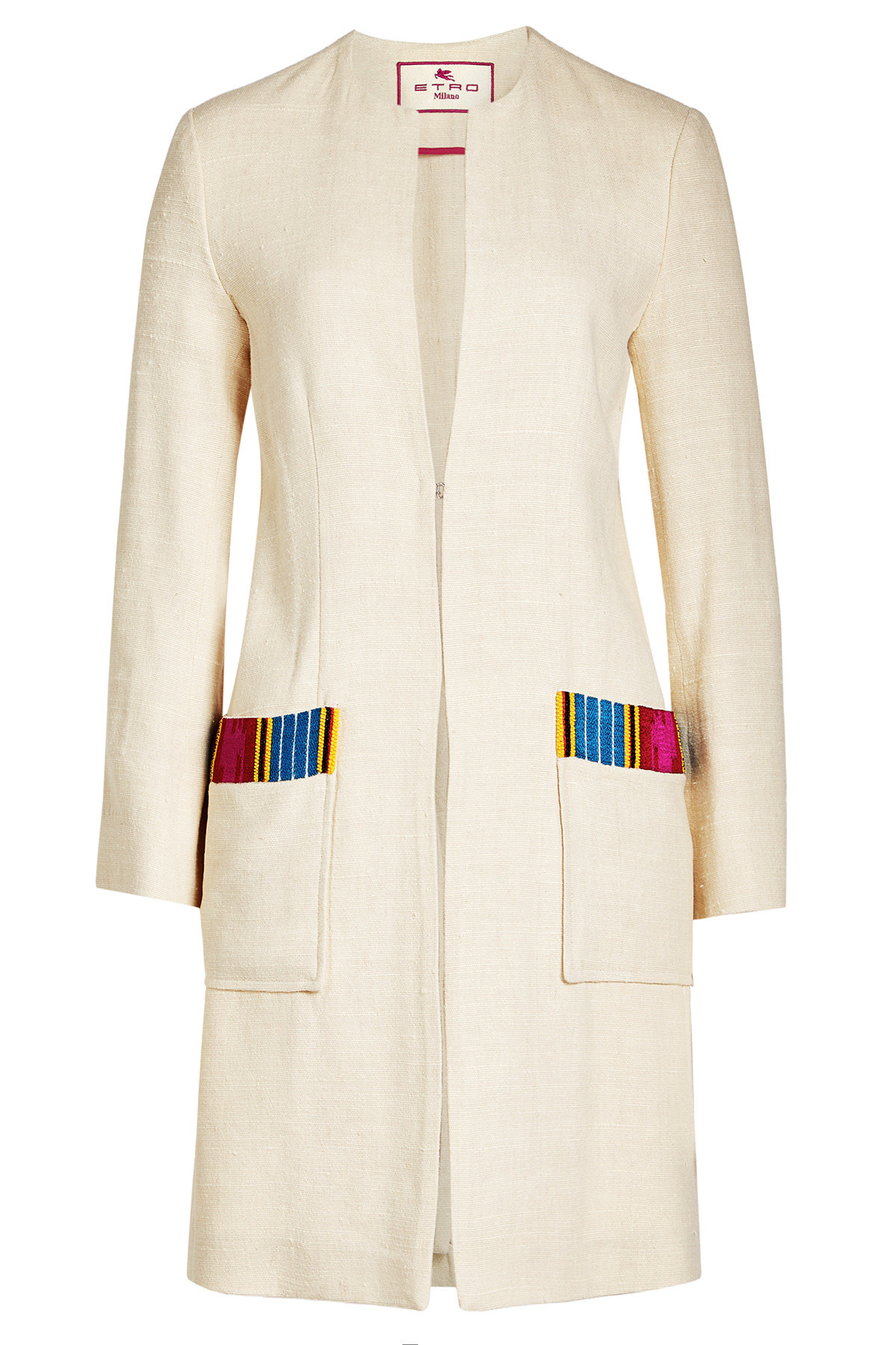 Embroidered Silk Blend Coat by Etro