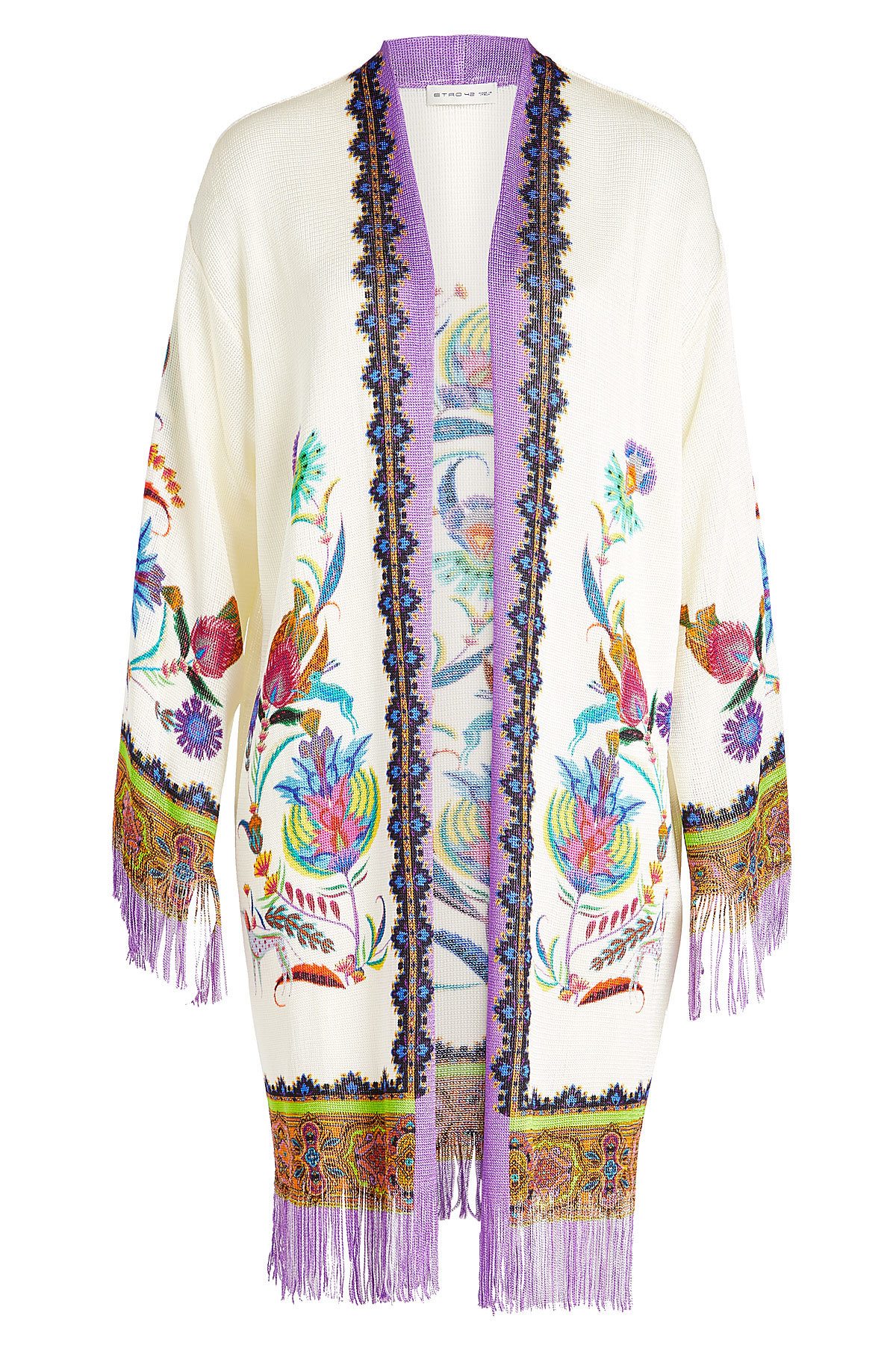 Etro - Knit Cardigan with Fringe