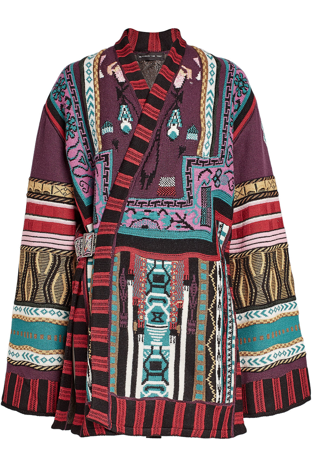 Etro - Printed Cardigan with Wool, Cashmere and Silk