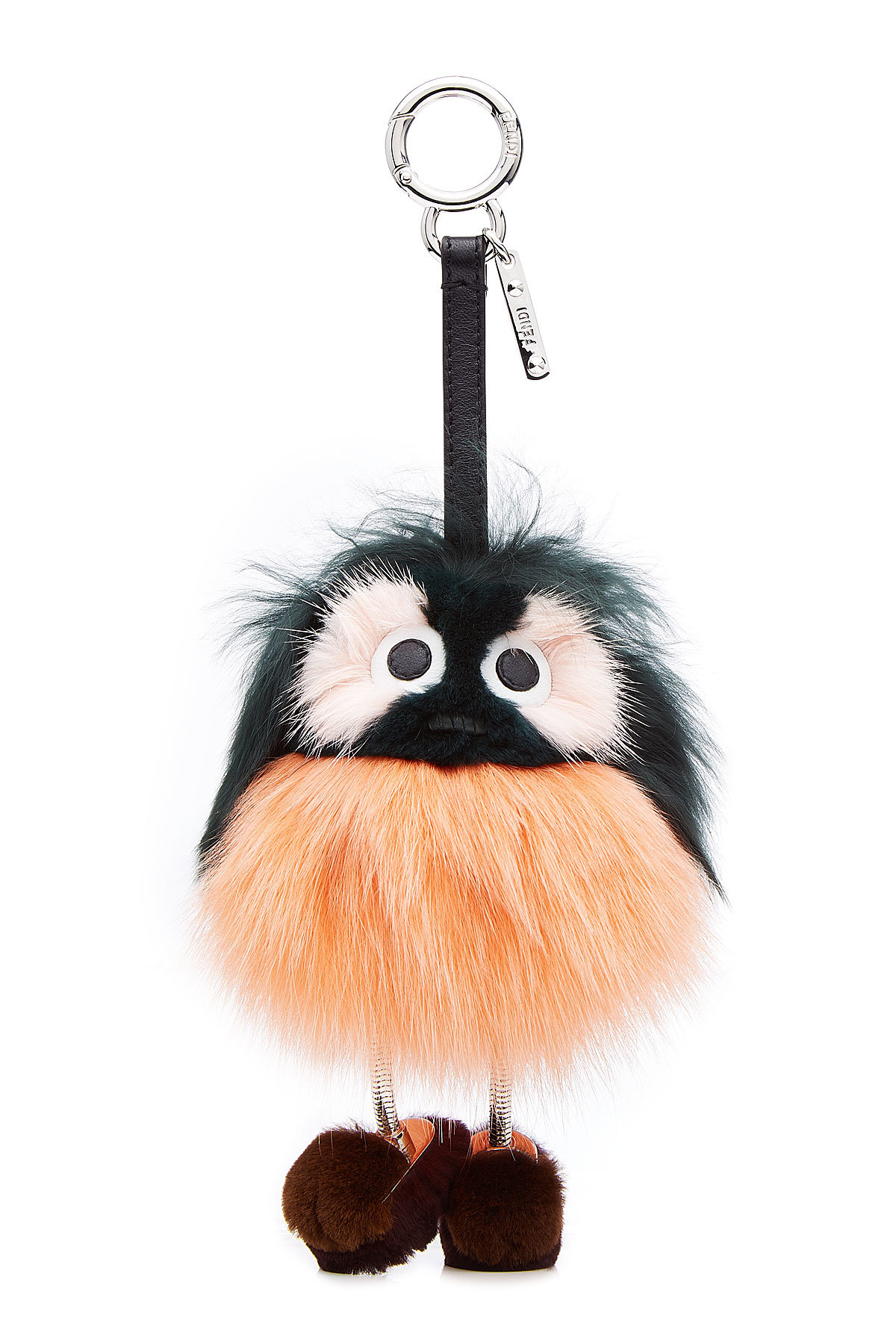 Fendi - Bag Bugs Key Charm with Fur