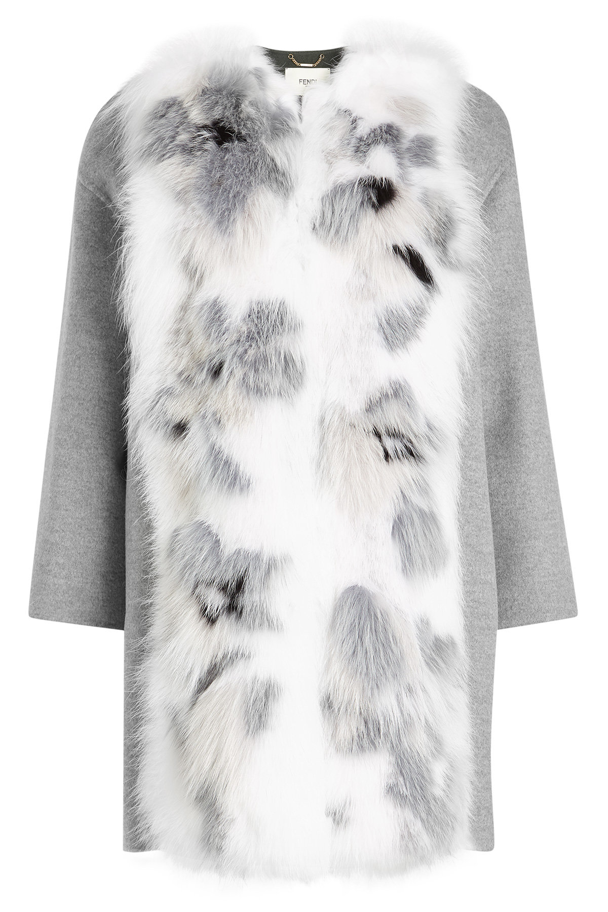 Fendi - Cashmere Coat with Fox Fur