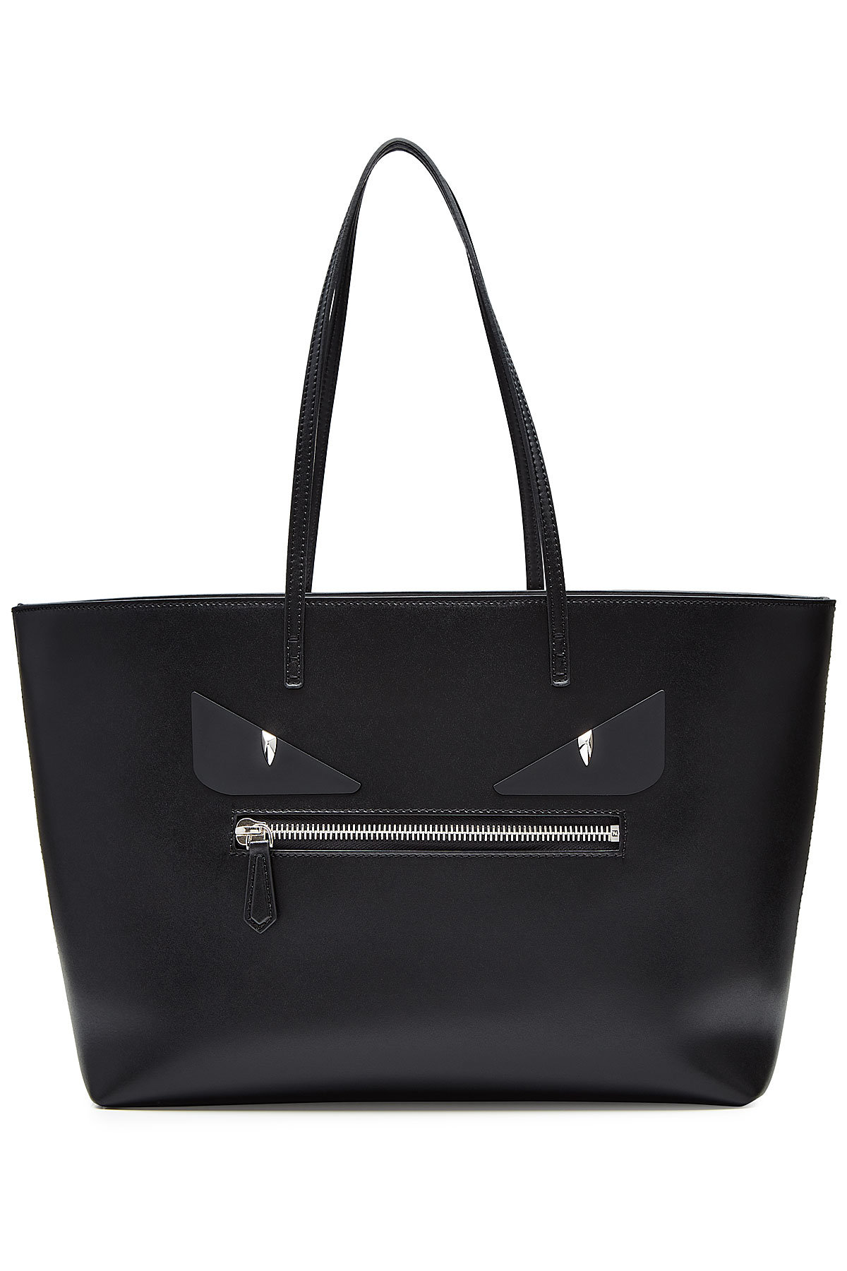 Fendi - Eyes Embellished Leather Shopper