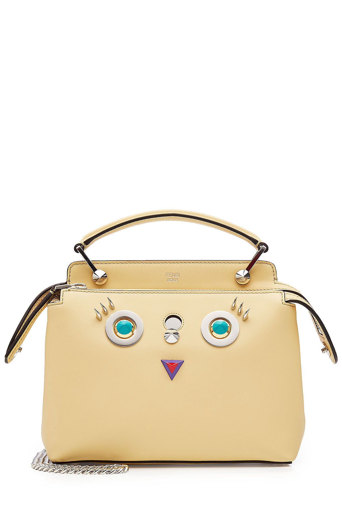 Small Dot Com Bag with Face Detail by Fendi