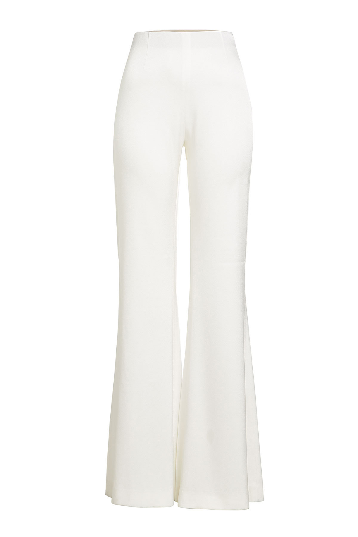 High-Waisted Satin Trousers by Galvan