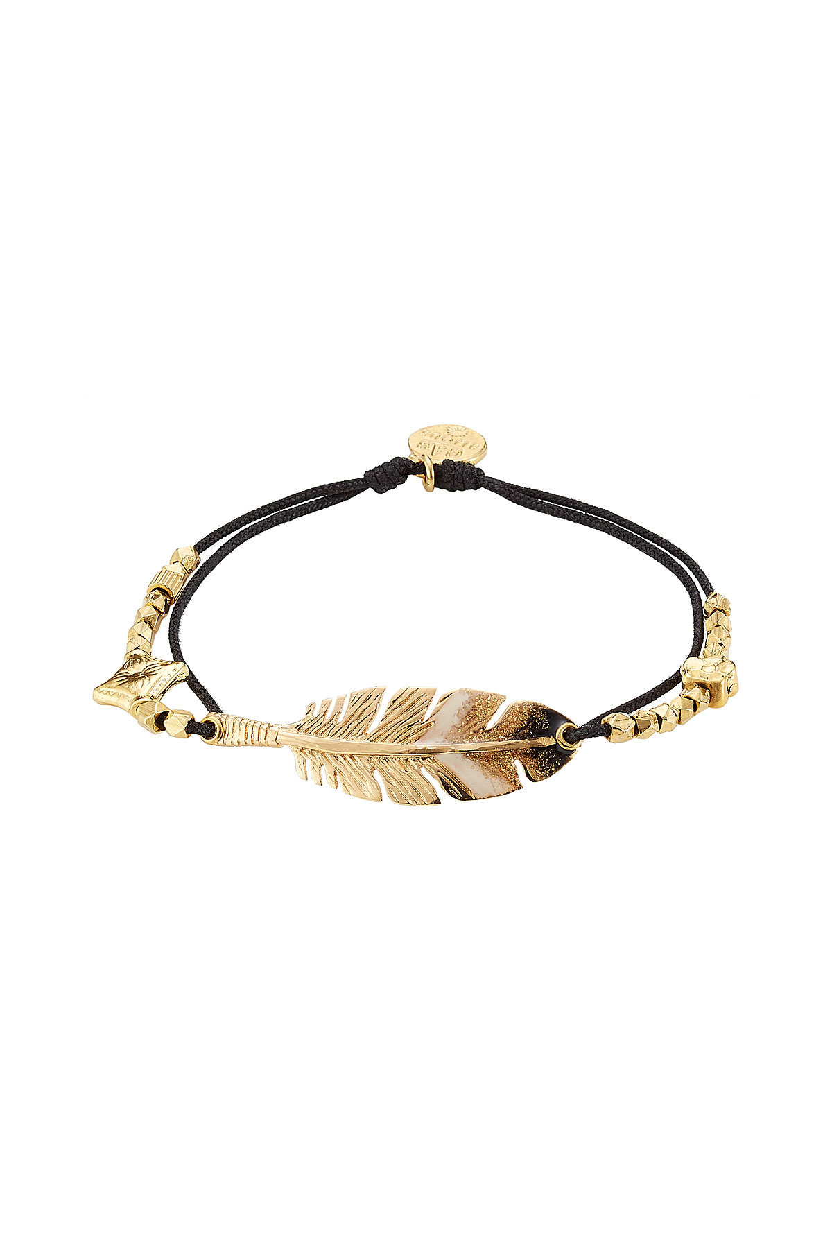 Gas Bijoux - 24kt Gold-Plated Feather Bracelet