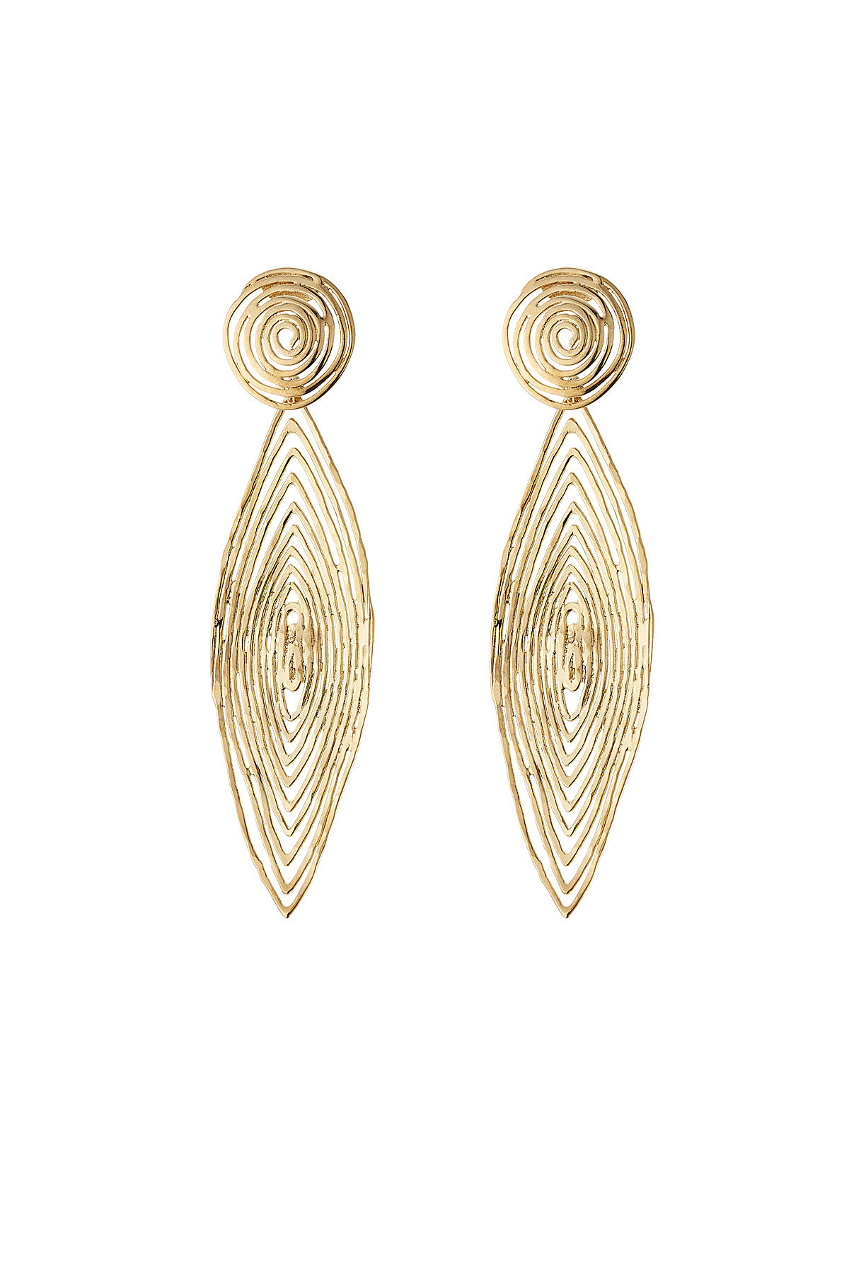 Gas Bijoux - 24kt Gold-Plated Longwave Earrings