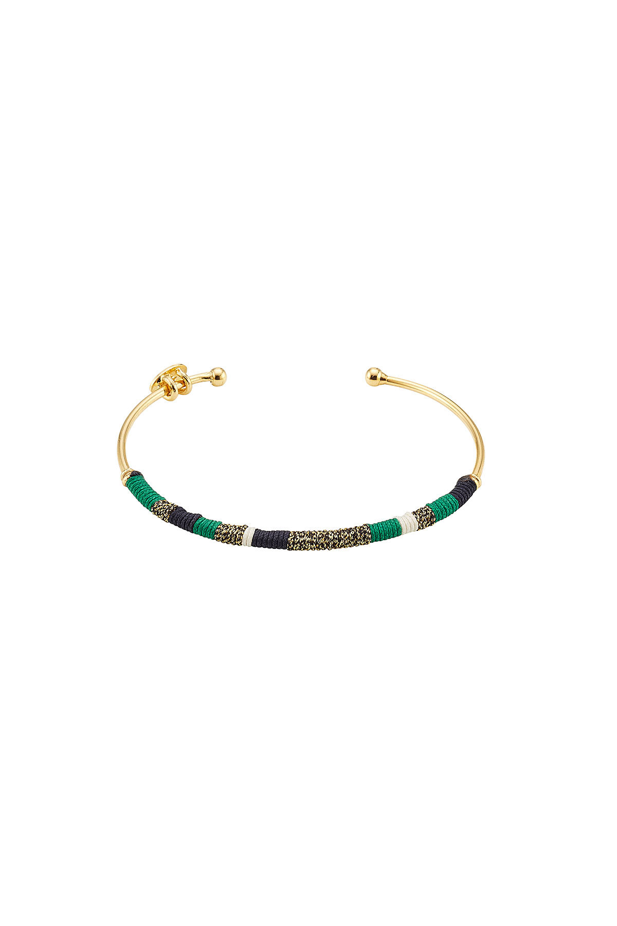 Gas Bijoux - 24kt Gold-Plated Zanzibar Bangle Bracelet