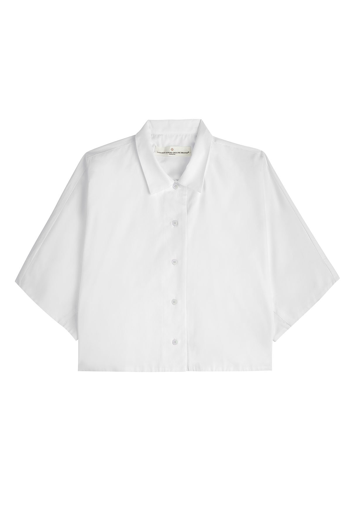 Cropped Cotton Shirt by Golden Goose Deluxe Brand