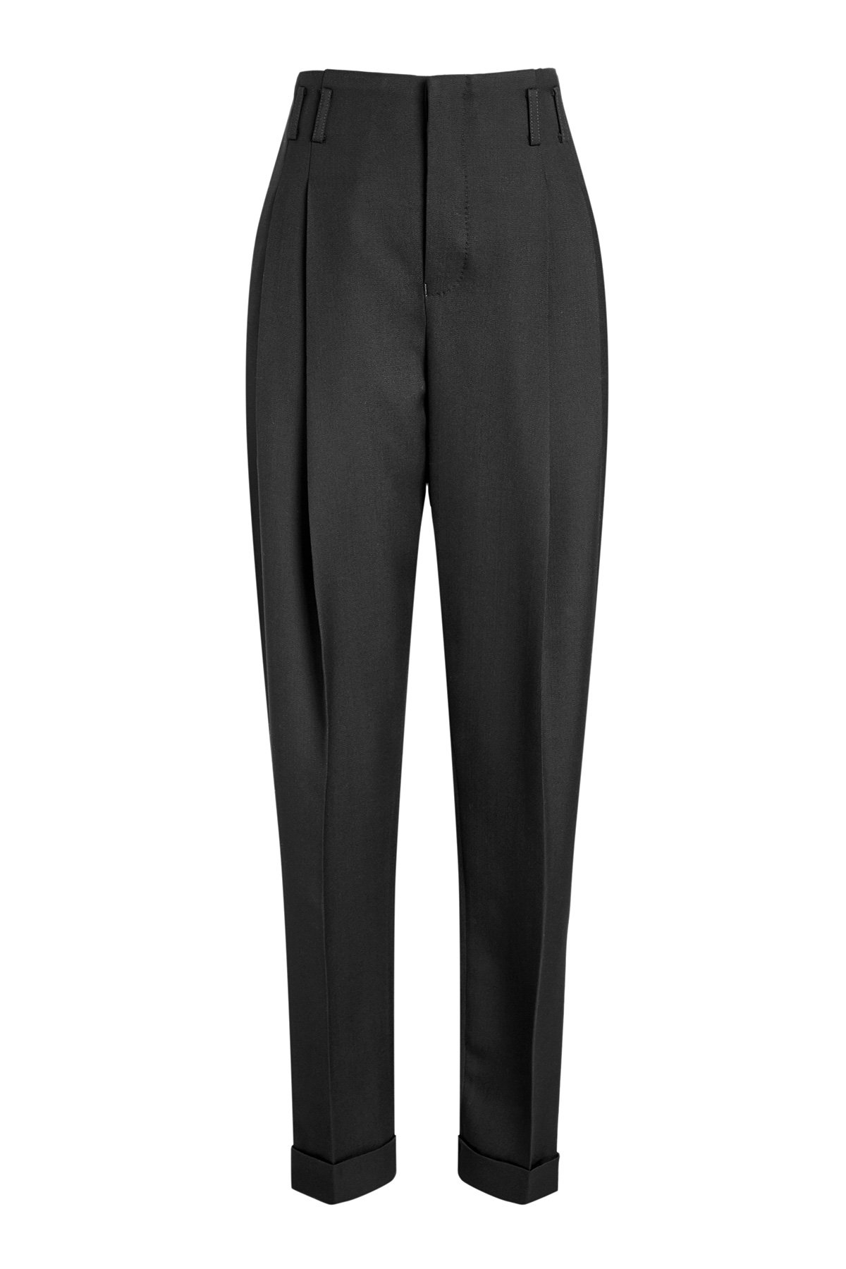 Tapered Fleece Wool Pants by Haider Ackermann