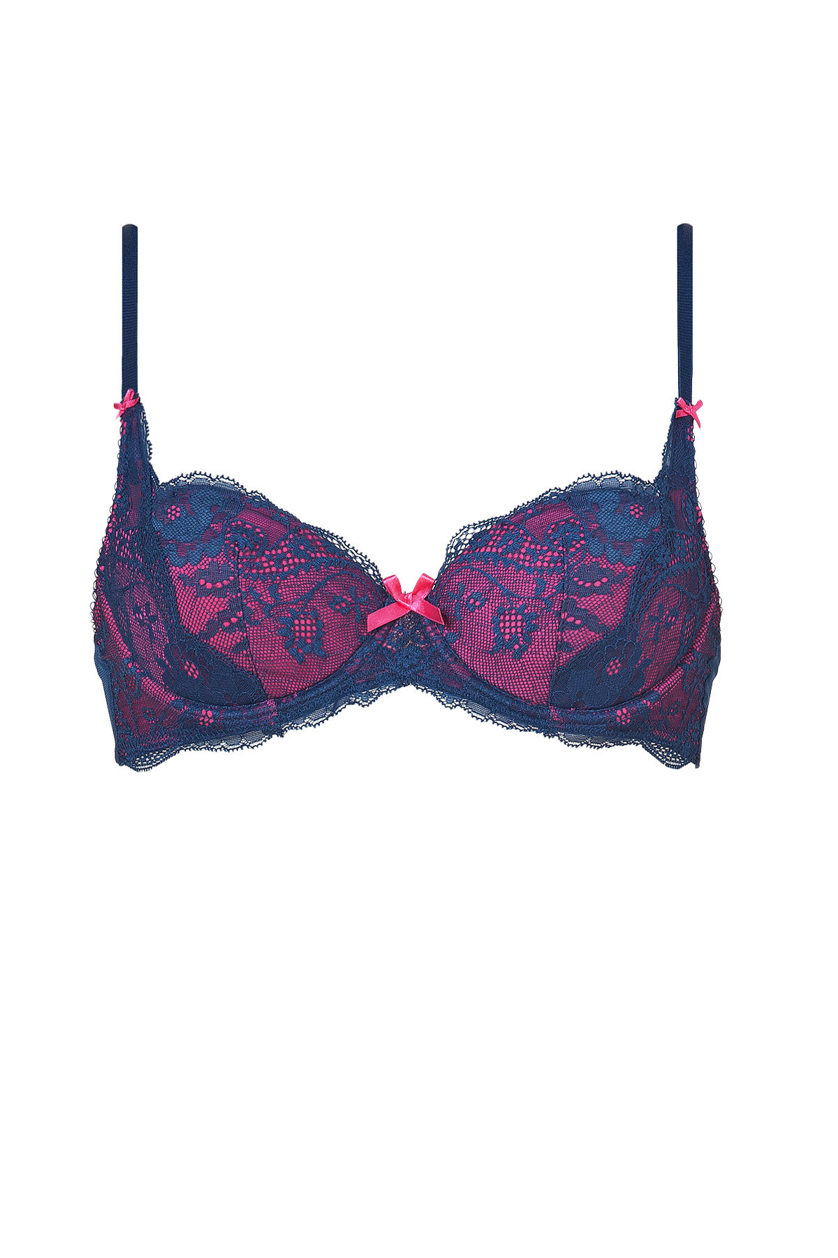 Estate Blue/Fuchsia Gentle Jade Bra by Heidi Klum