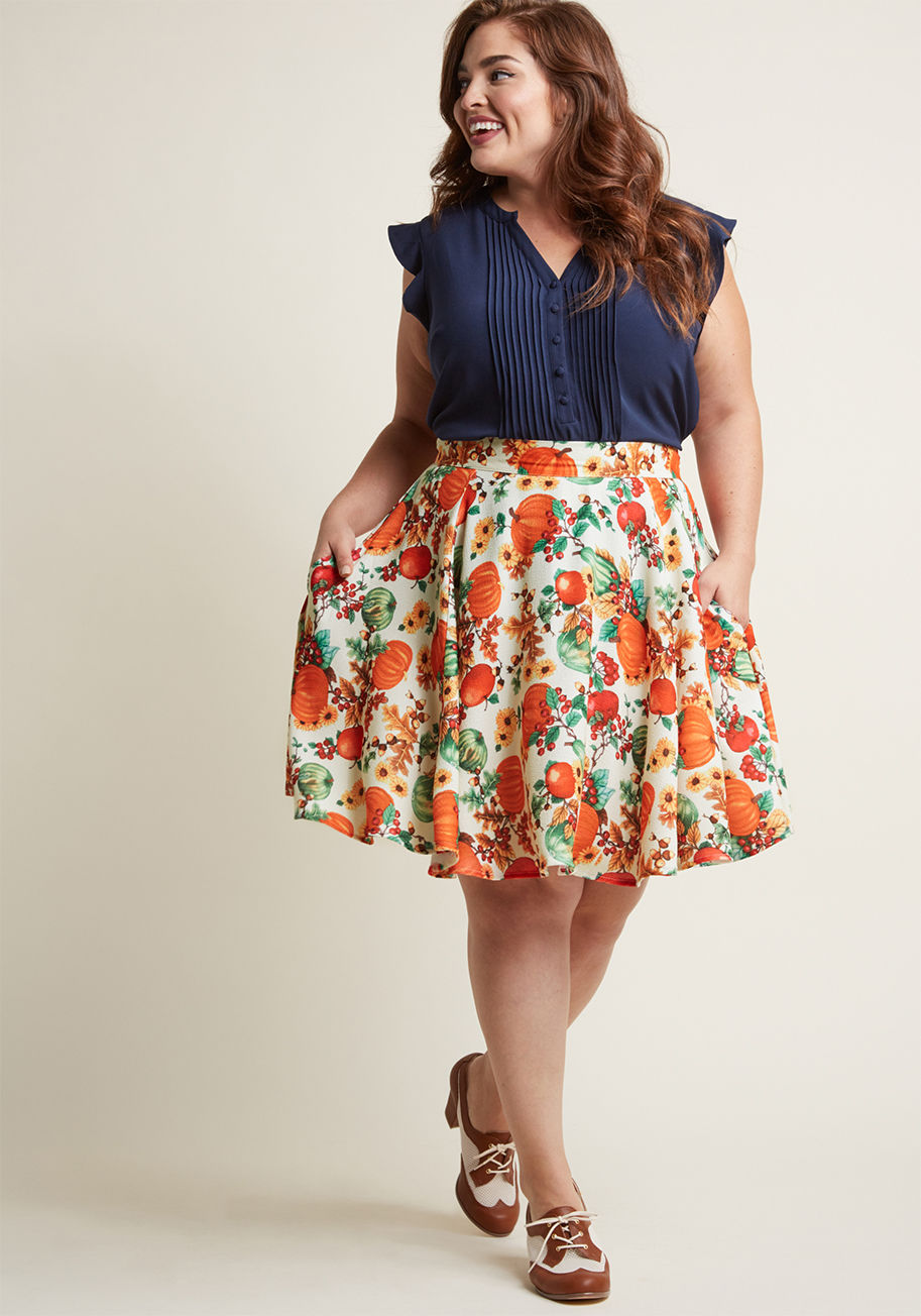 Hell Bunny - Hell Bunny Seize the Season A-Line Skirt