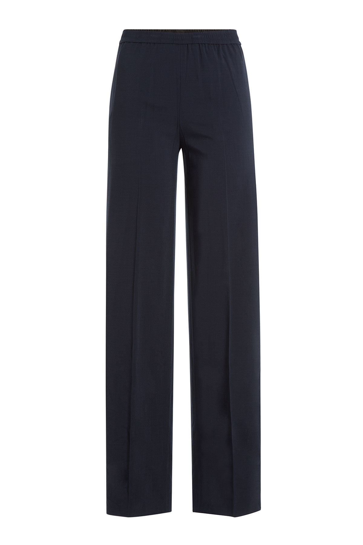 Wool/Jersey Wide-Leg Trousers by Helmut Lang