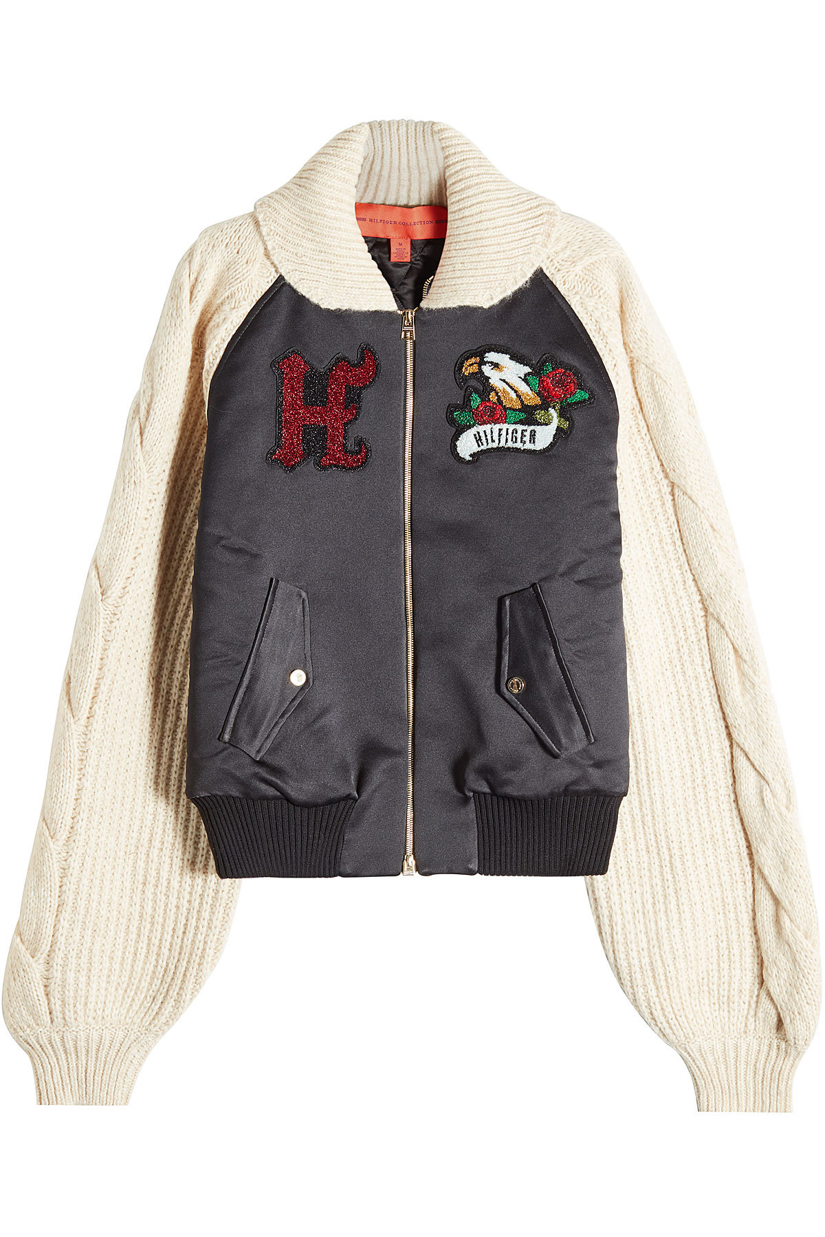 Bomber Jacket with Appliqués by Hilfiger Collection