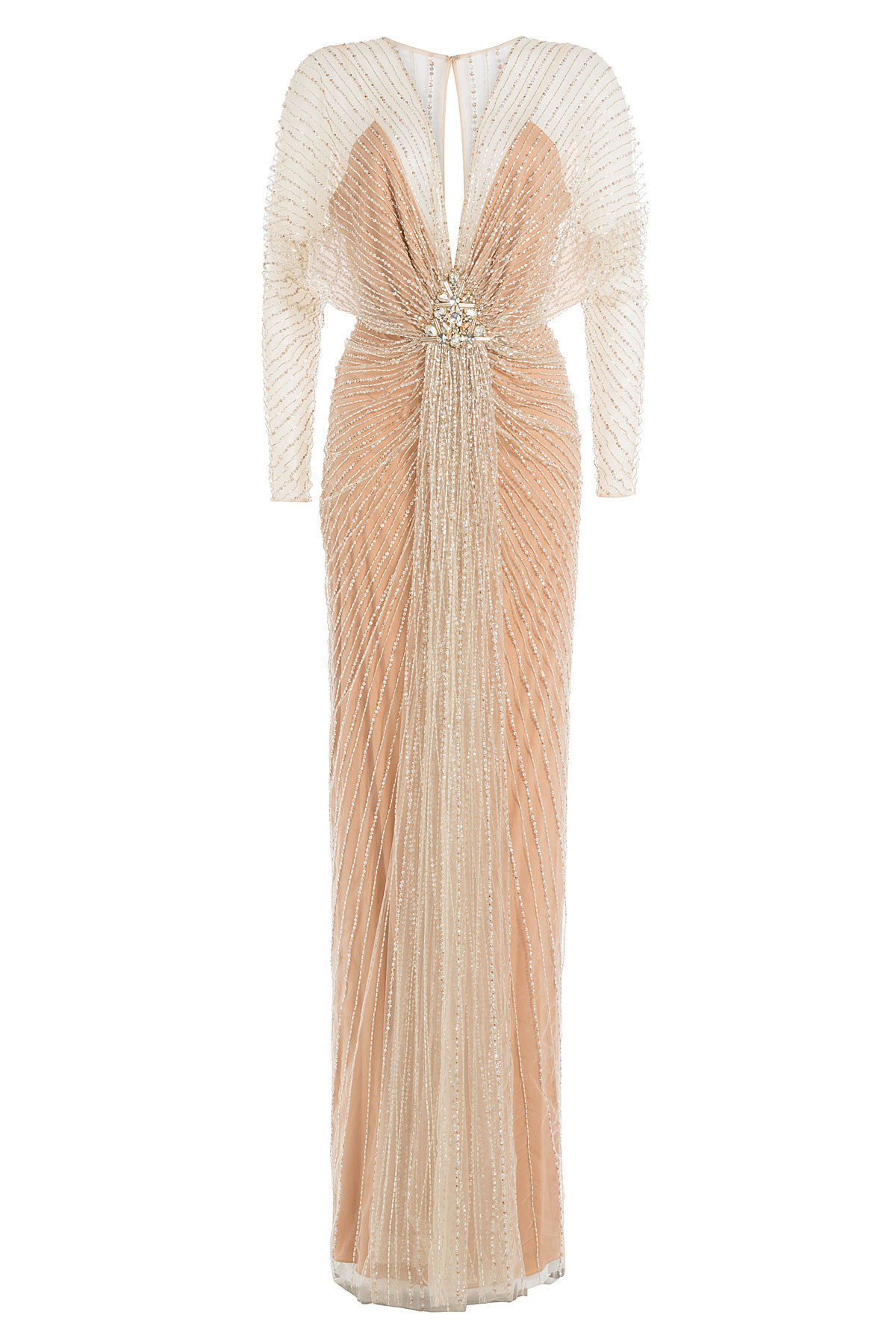 Embellished Floor Length Dress by Jenny Packham