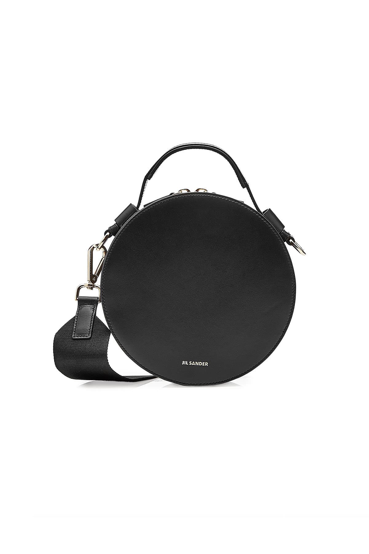 Drum Leather Shoulder Bag by Jil Sander