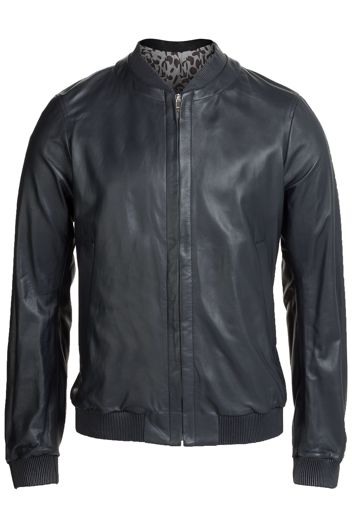 Leather Bomber Jacket by Jil Sander