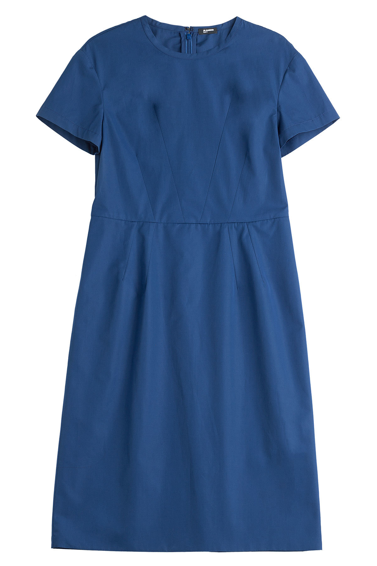 Cotton Sheath Dress by Jil Sander Navy