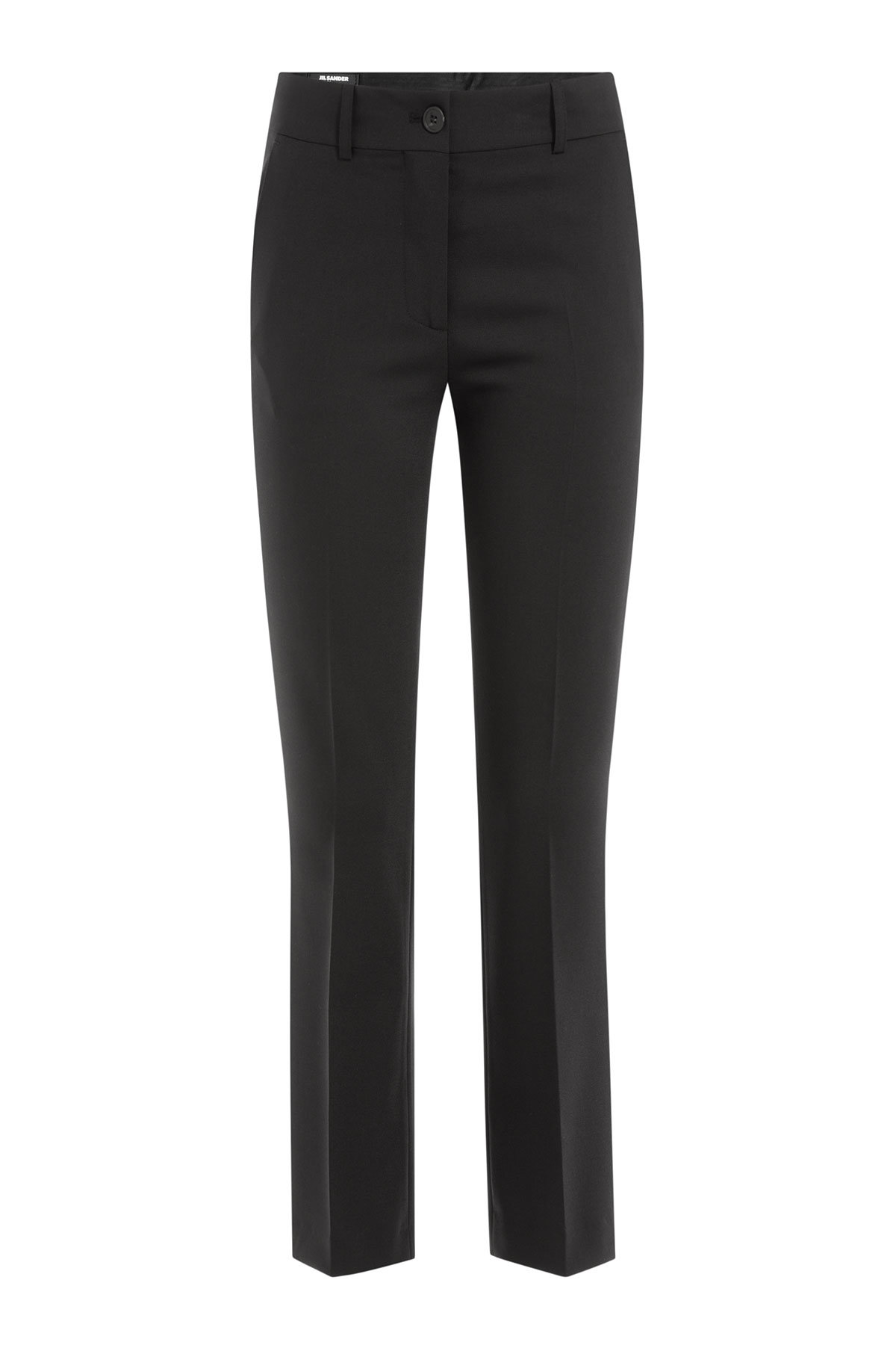 Straight Leg Pants with Wool by Jil Sander Navy