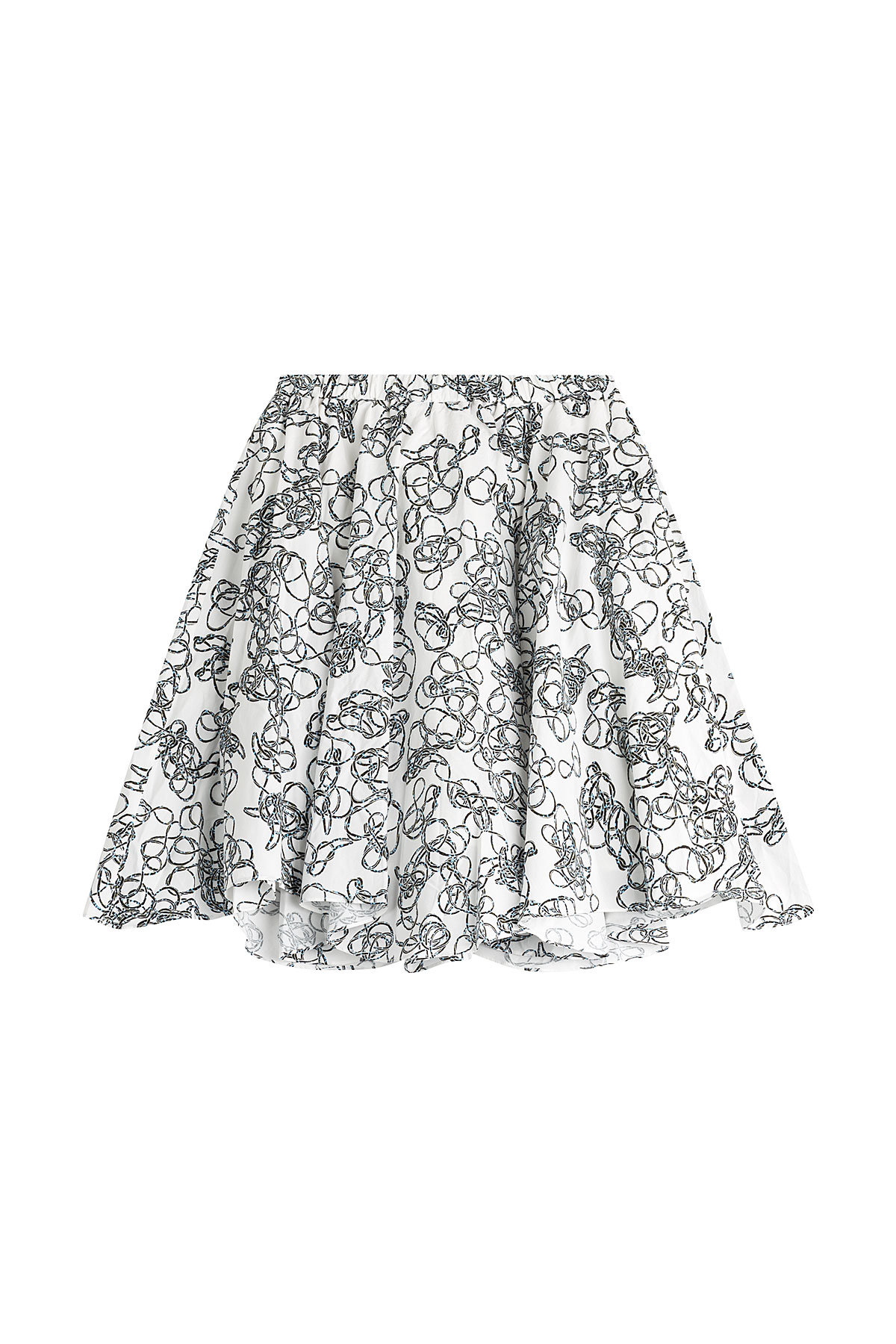 Julien David - Printed Cotton Skirt