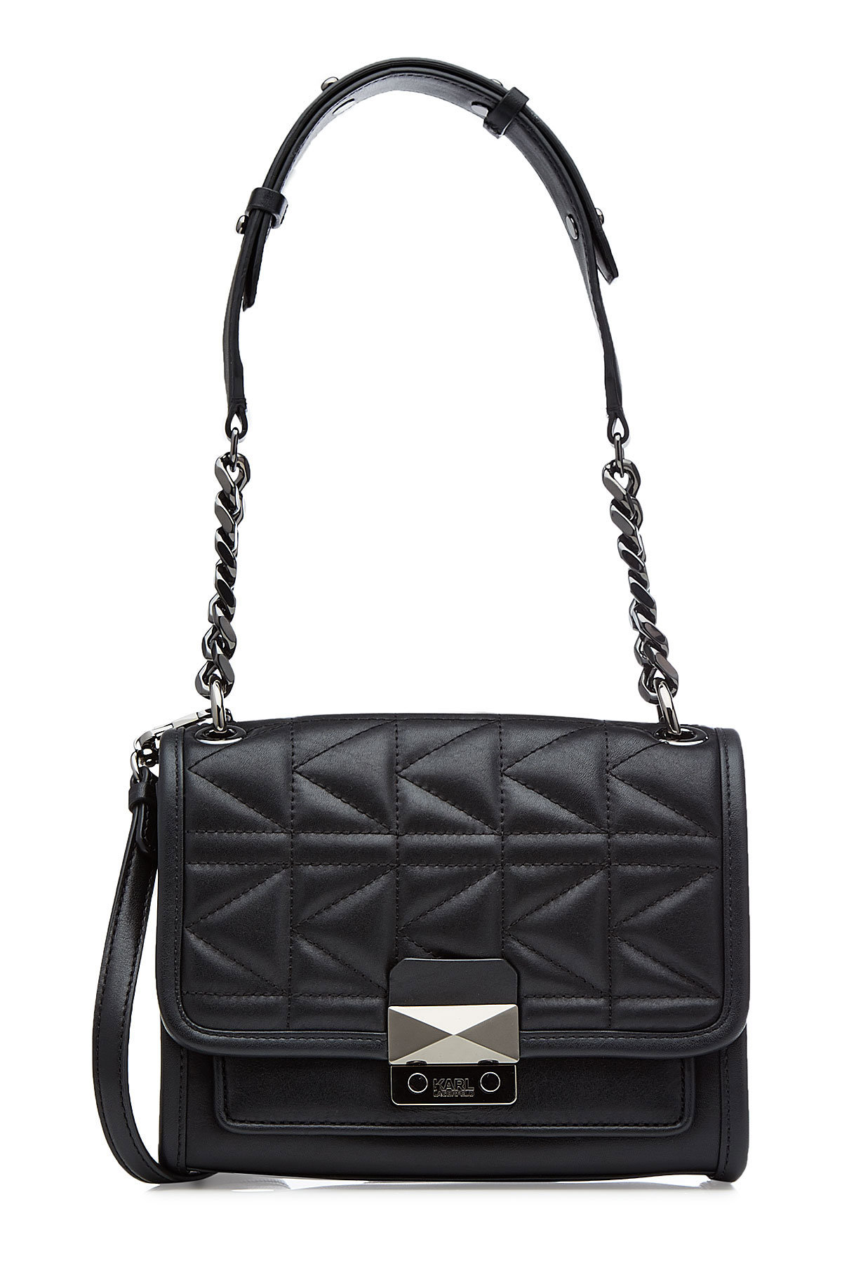 Karl Lagerfeld - K/Kuilted Leather Cross-Body Bag