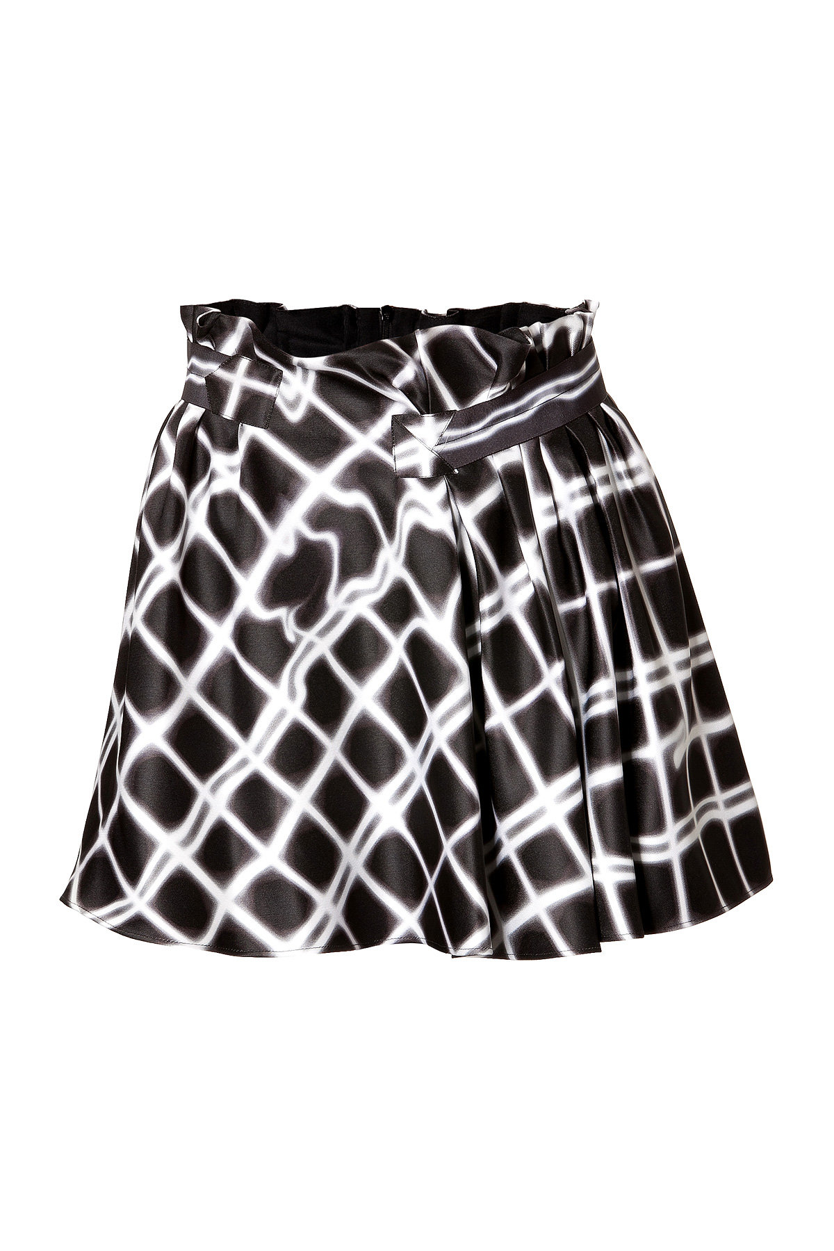 Twill Plaid Print Skirt by Kenzo