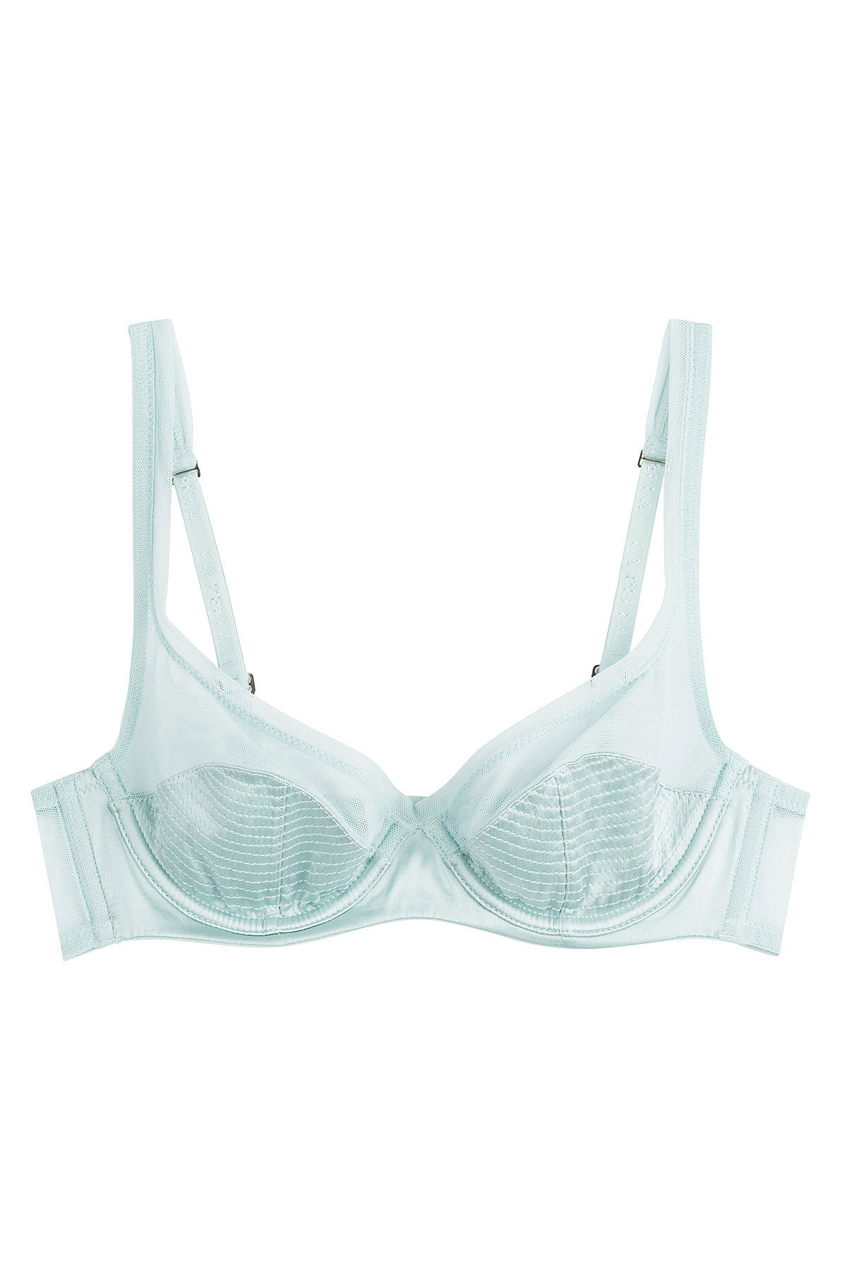 La Perla - Mesh and Satin Bra with Silk