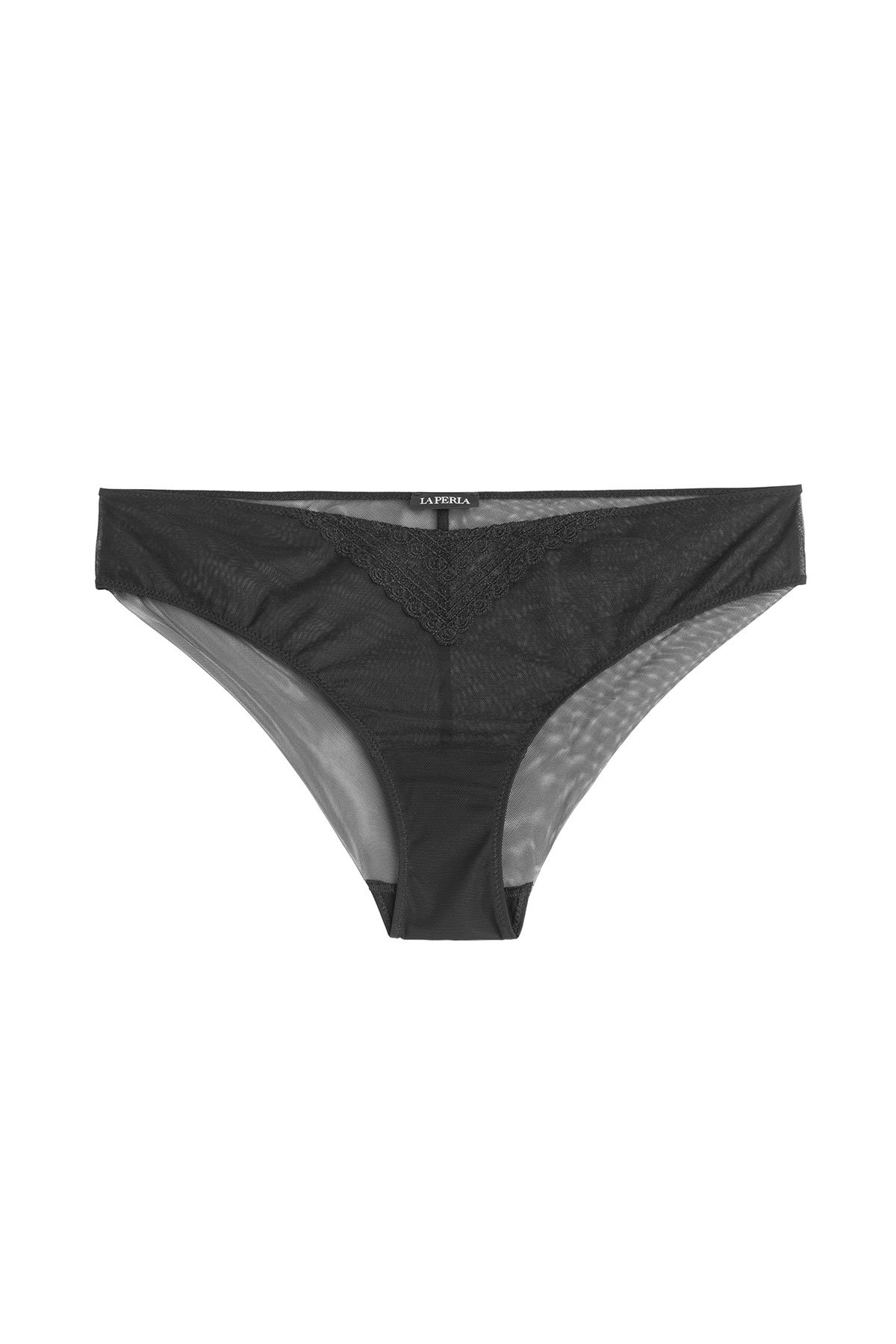 La Perla - Mesh Briefs with Lace