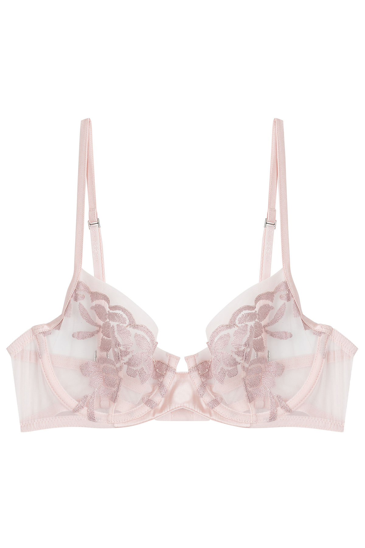 La Perla - Underwire Bra with Floral Embroidery