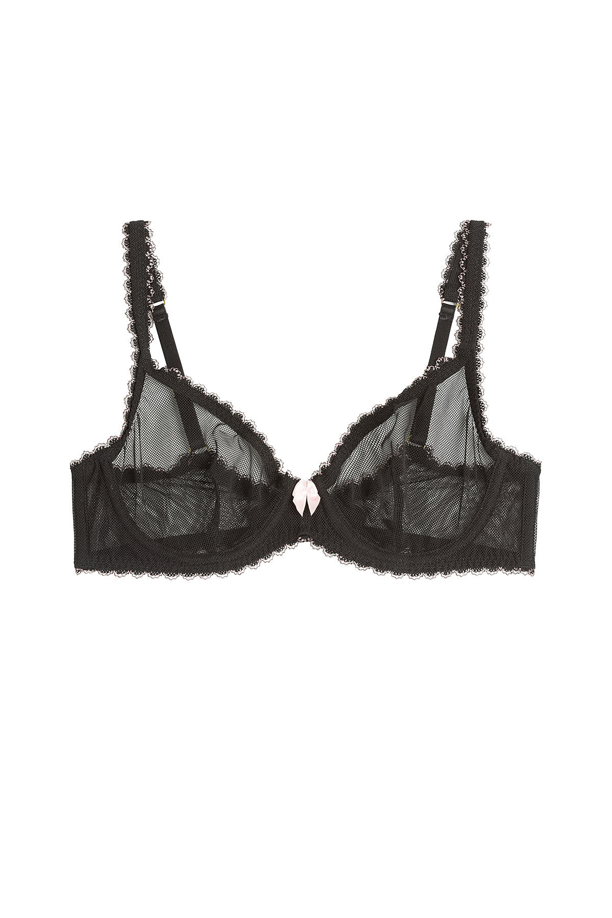 L'Agent by Agent Provocateur - Bela Mesh Bra with Lace Trim