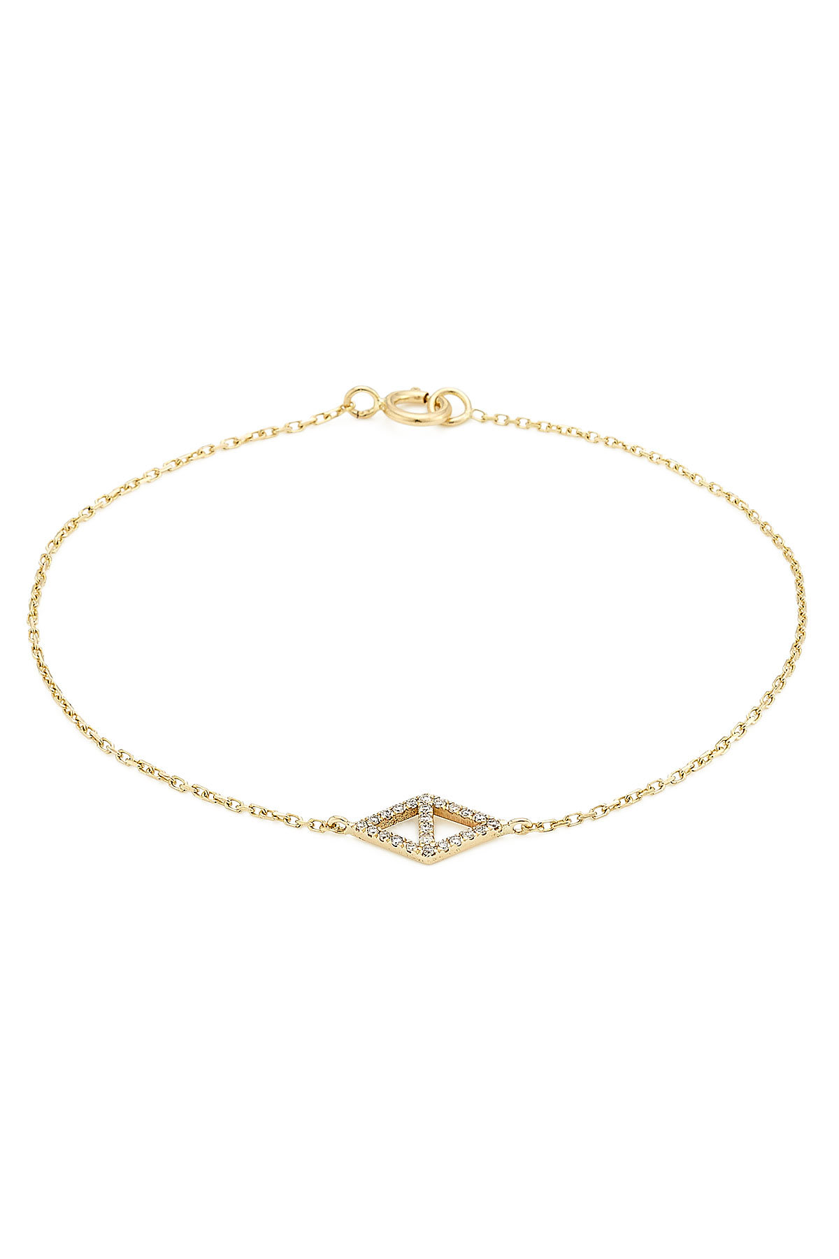 Lito - 14-Karat Gold and Diamond Bracelet