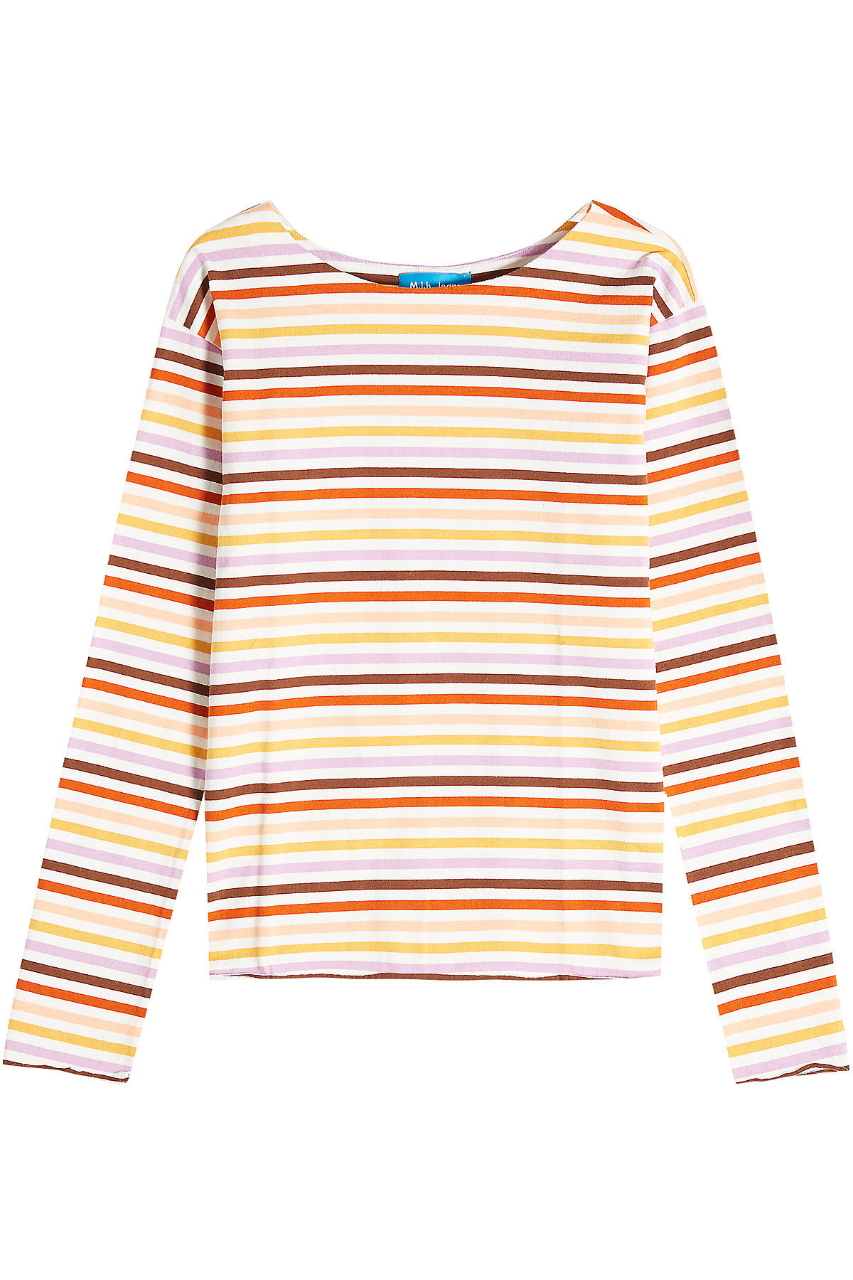 M i H - Simple Mariniere Striped Cotton Top