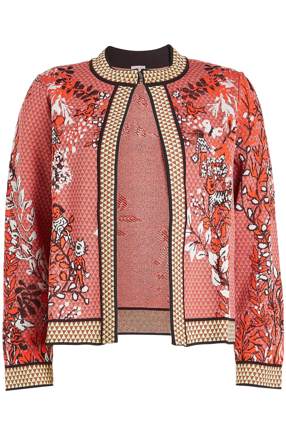 M Missoni - Intarsia Jacket with Cotton and Wool