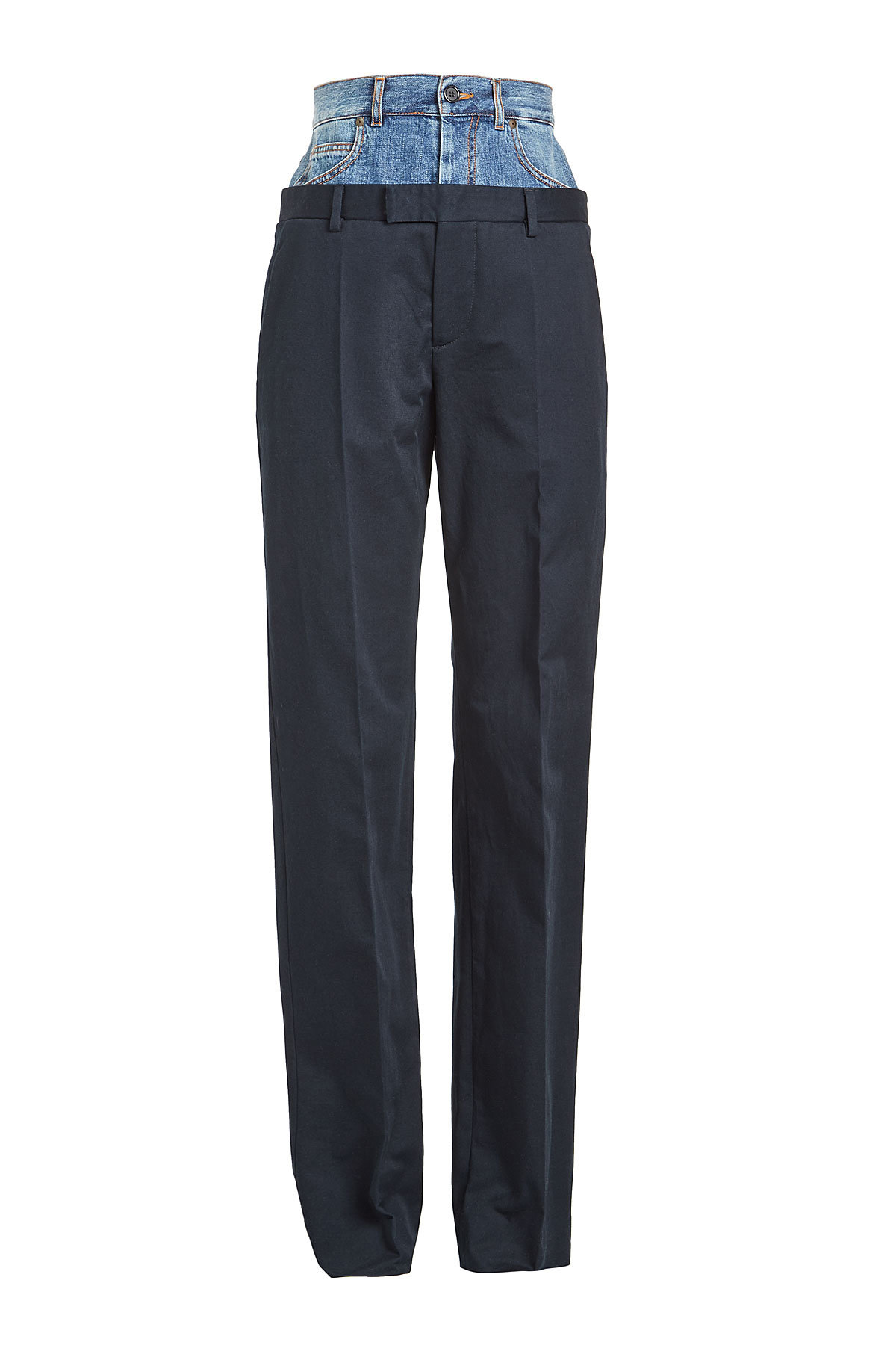 Maison Margiela - Cotton Pants with Denim