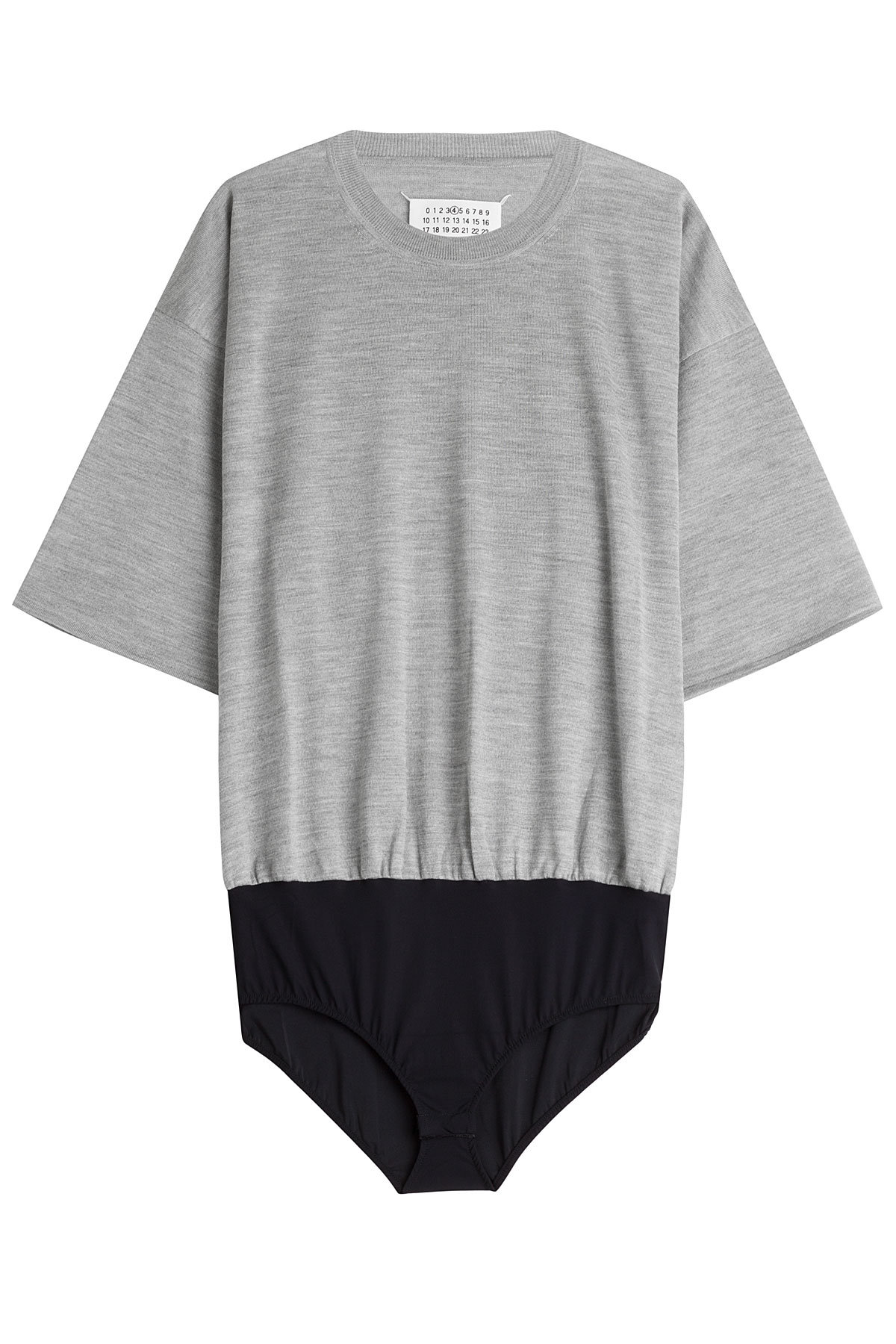 Maison Margiela - Wool-Silk T-Shirt with Body