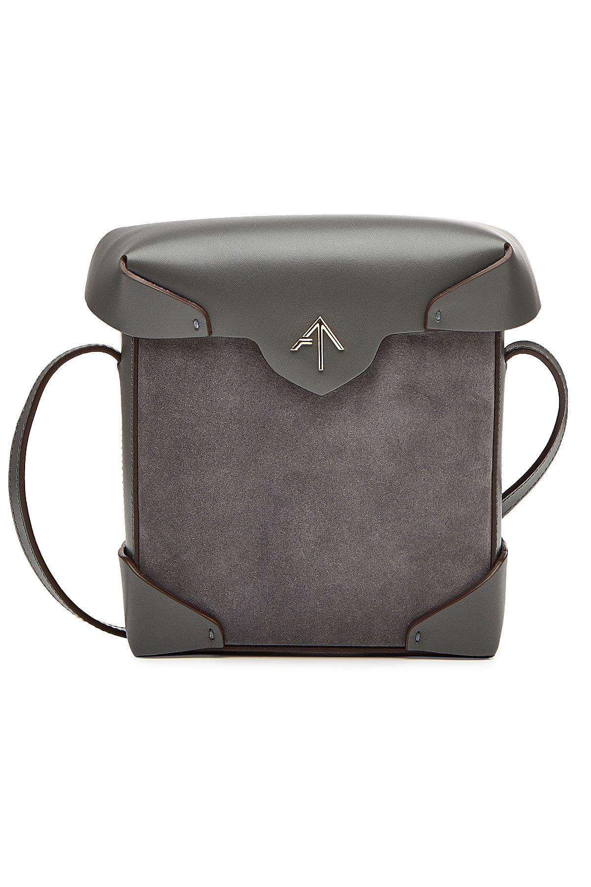 Mini Pristine Leather Shoulder Bag by Manu Atelier