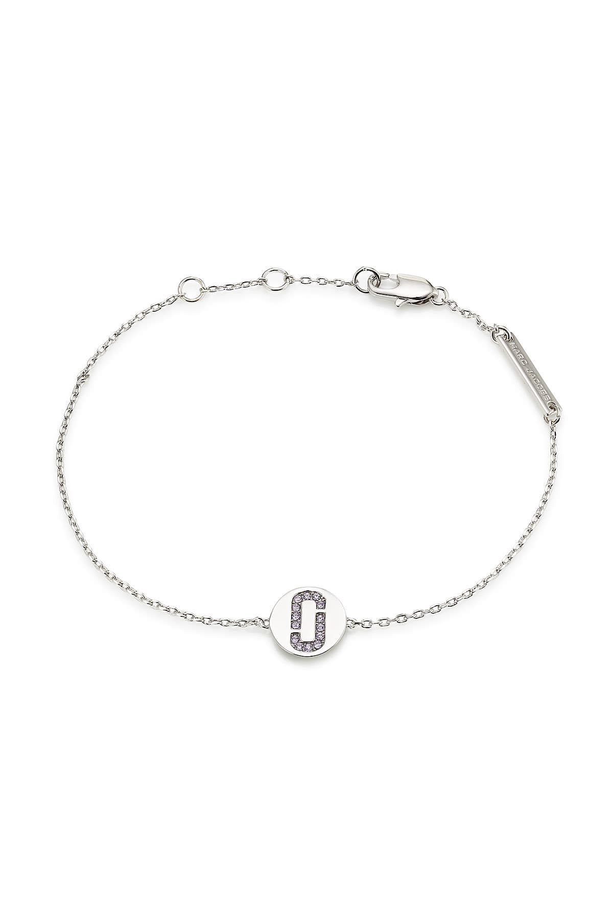 Marc Jacobs - Choker Necklace With Rhinestone Logo Pendant