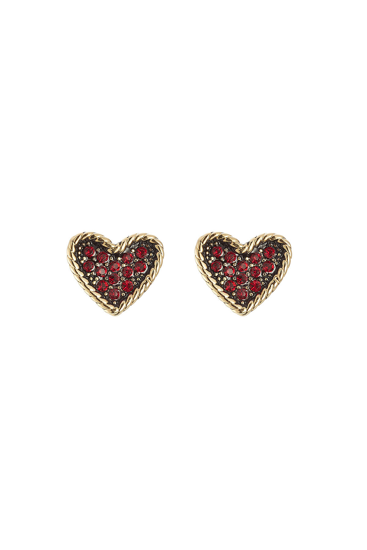 Marc Jacobs - Embellished Heart Earrings