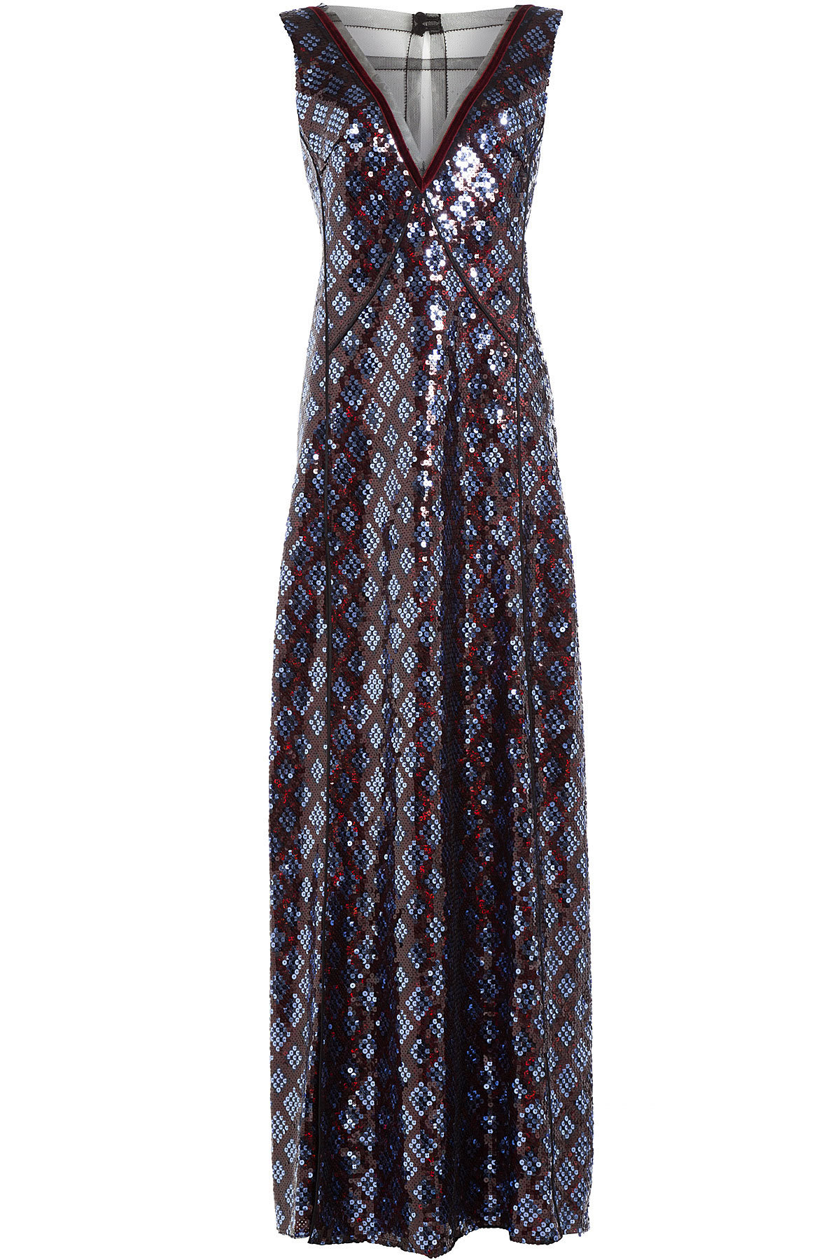 Floor Length Sequin Embellished Gown by Marc Jacobs