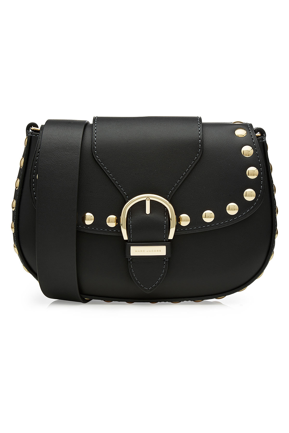 Marc Jacobs - Navigator Embellished Leather Shoulder Bag