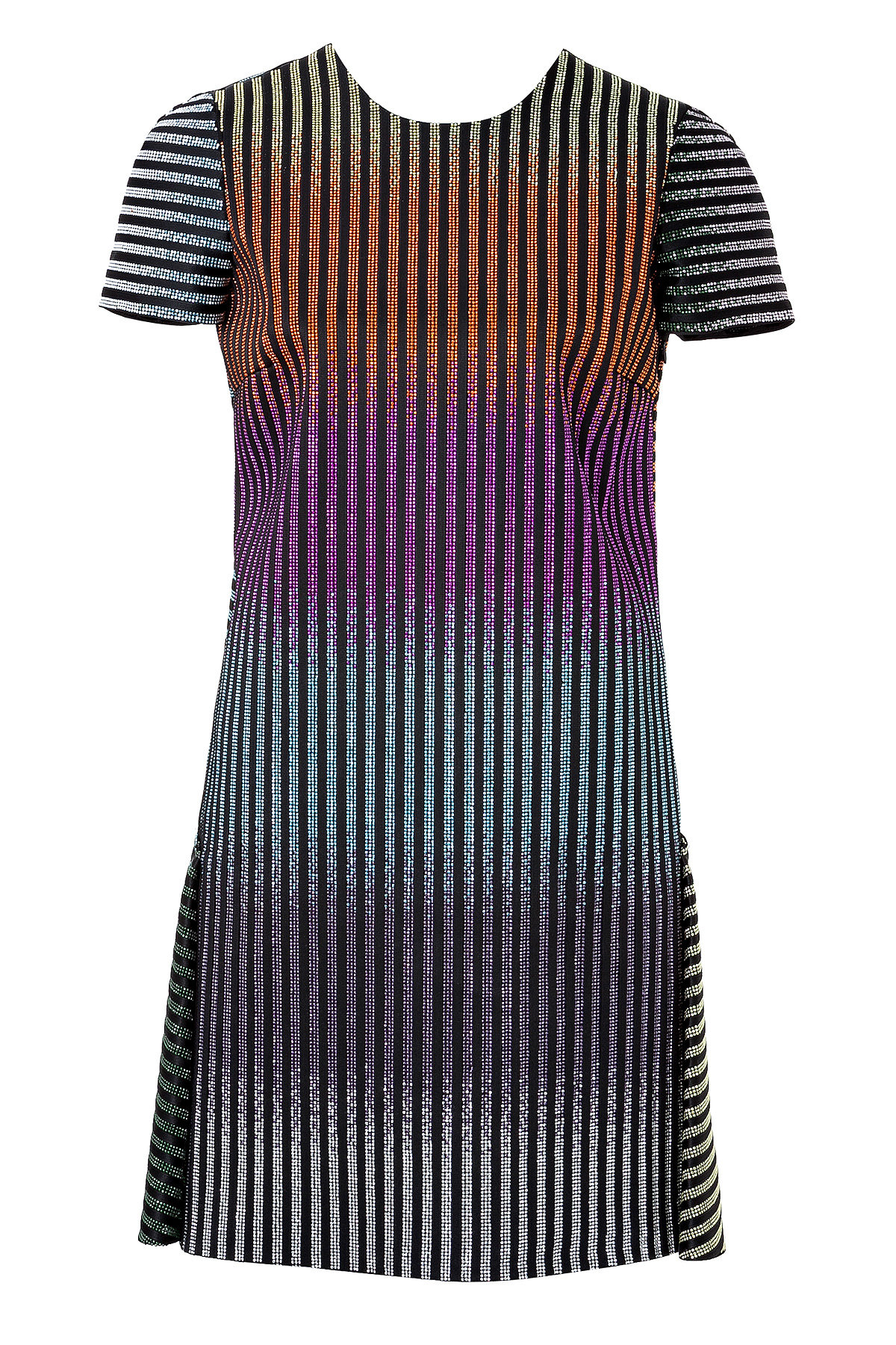 Rainbow Metallic Dress by Marco de Vincenzo