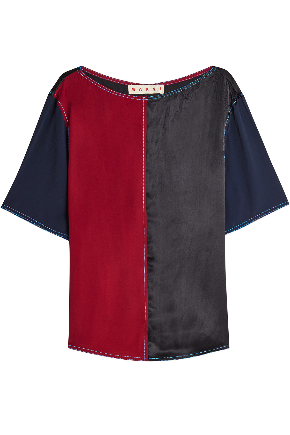 Marni - Color Block Top with Silk