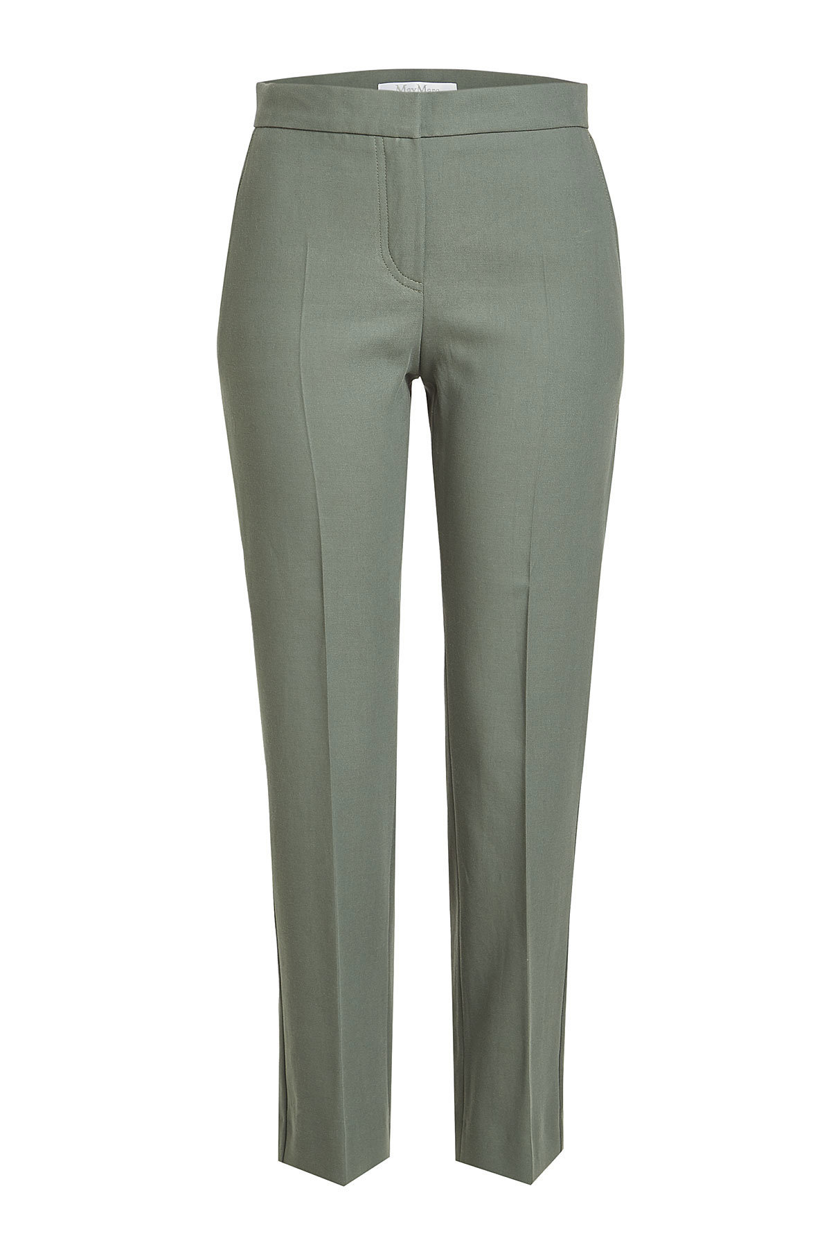 Cropped Cotton Trousers by Max Mara