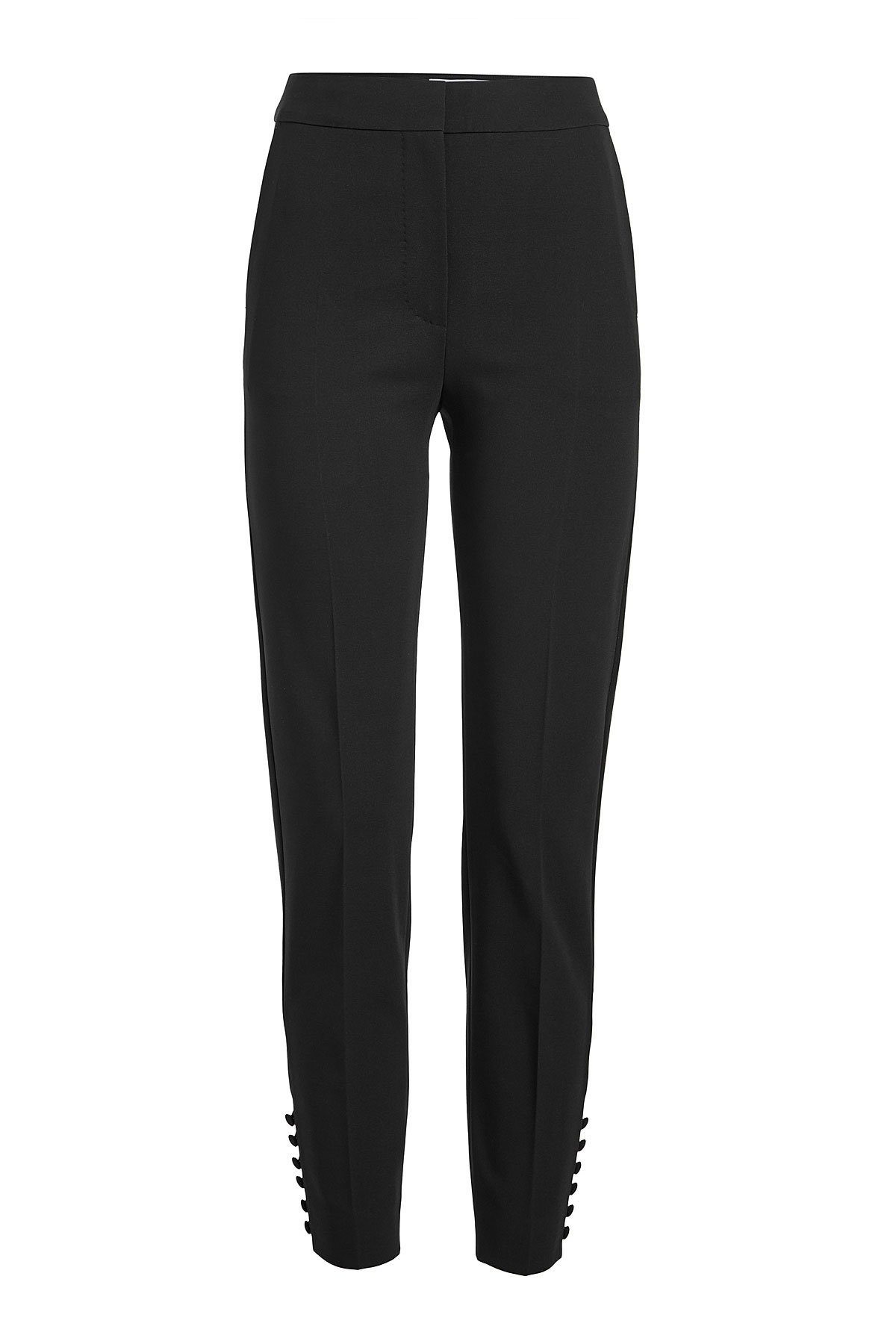 Cropped Pants with Buttoned Ankles by Max Mara